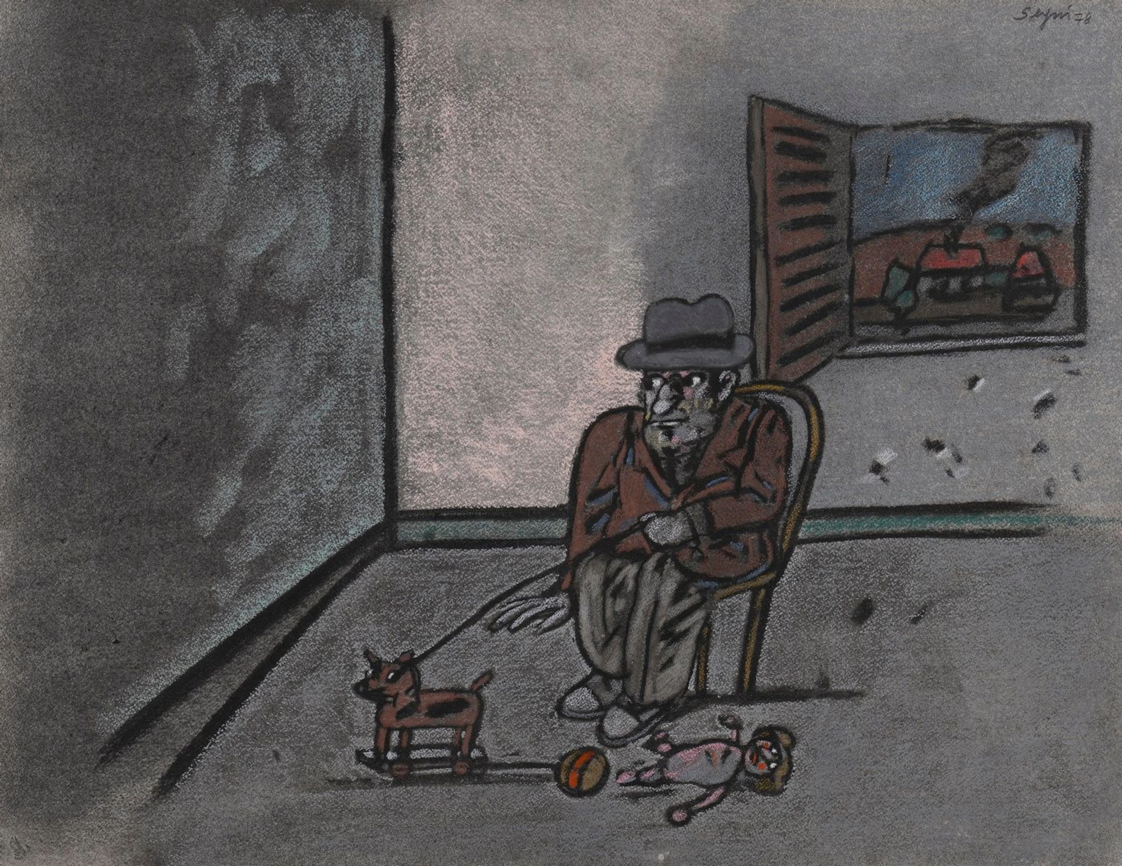 SEGUI Antonio, 1934-2022 Homme aux jouets,... - Lot 120 - Rossini