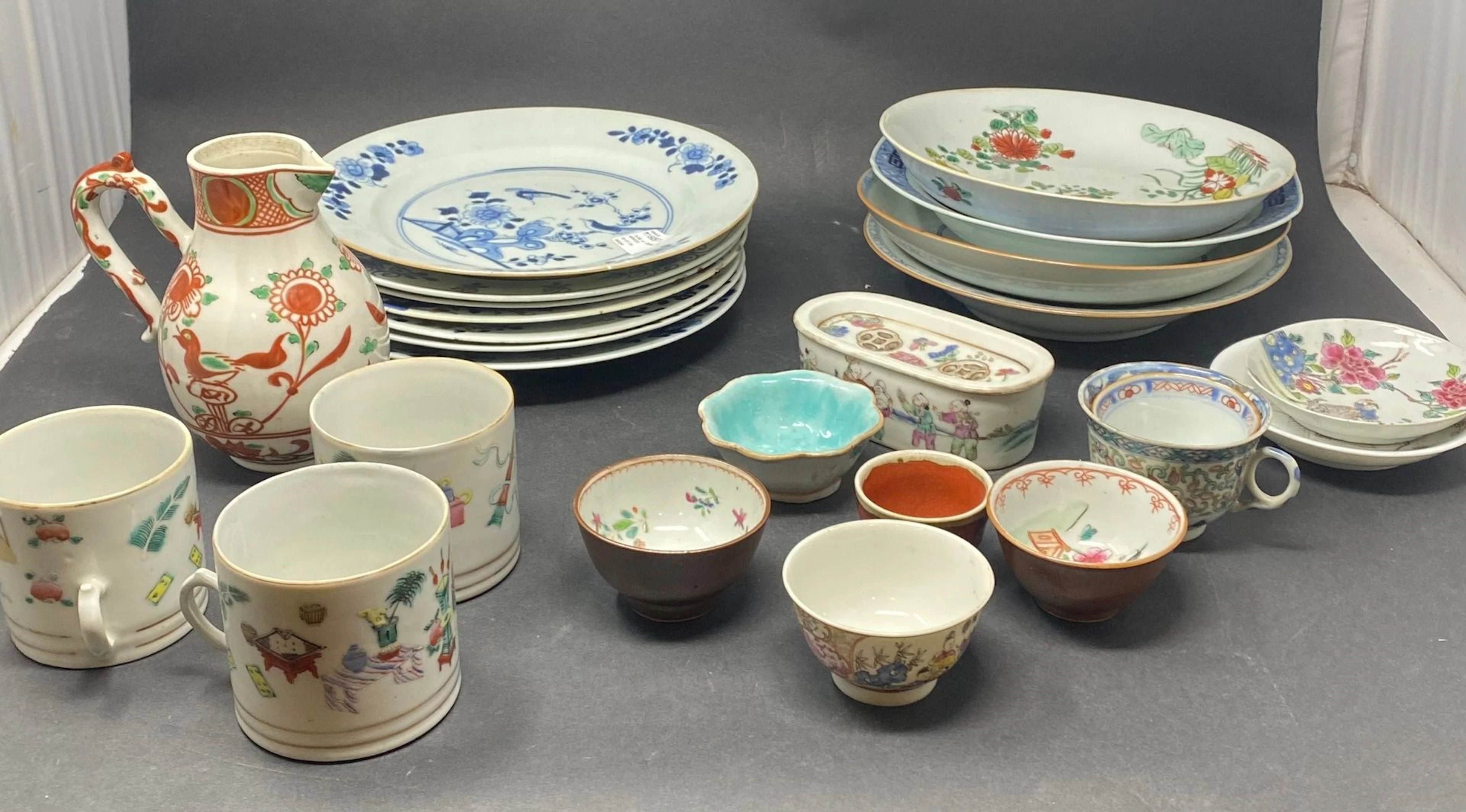 CHINE et COMPAGNIE DES INDES Lot de porcelaine... - Lot 607 - Rossini