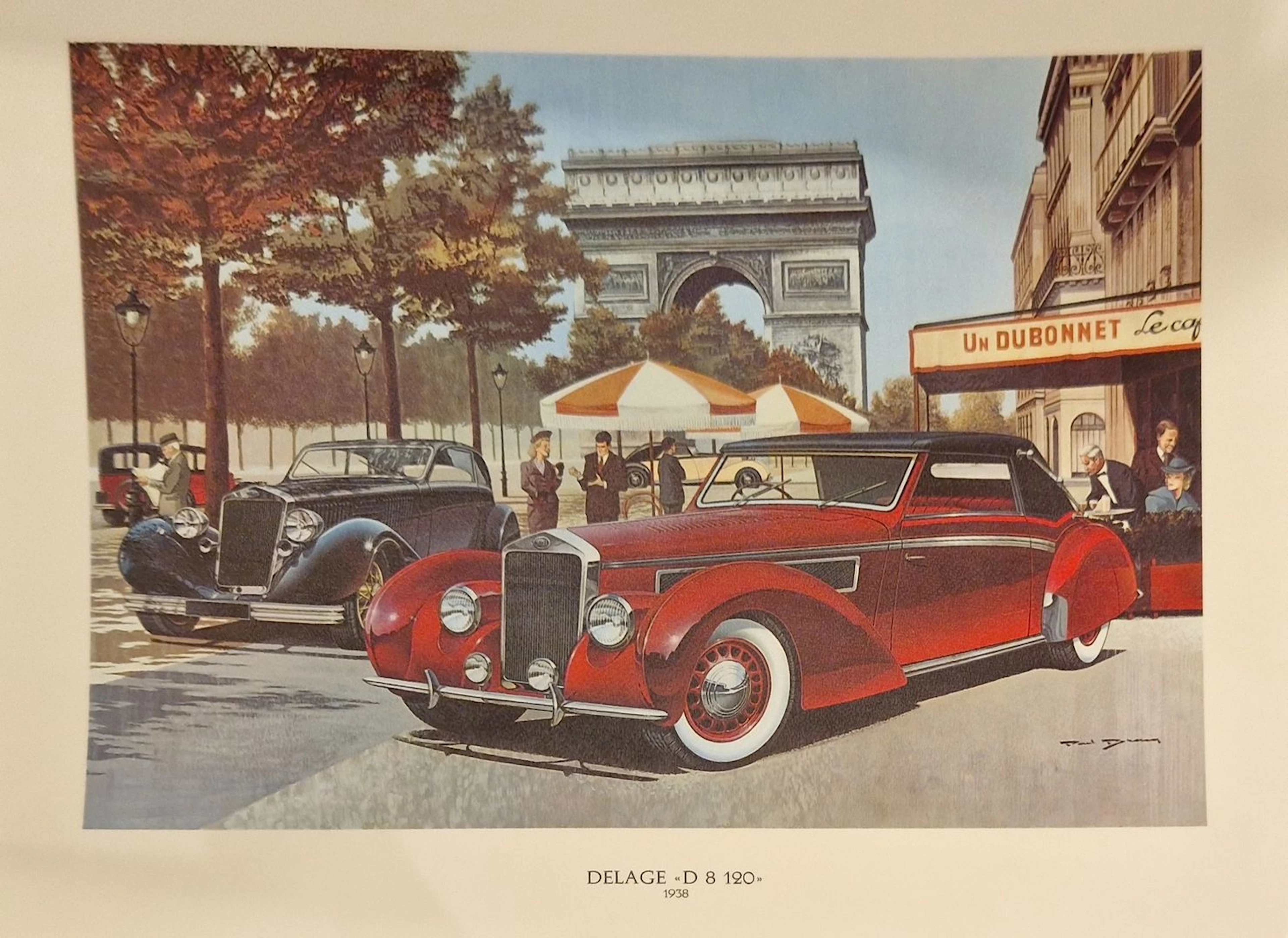 BRACQ Paul, d'après DELAGE D 8 120, 1938 Offset... - Lot 19 - Rossini