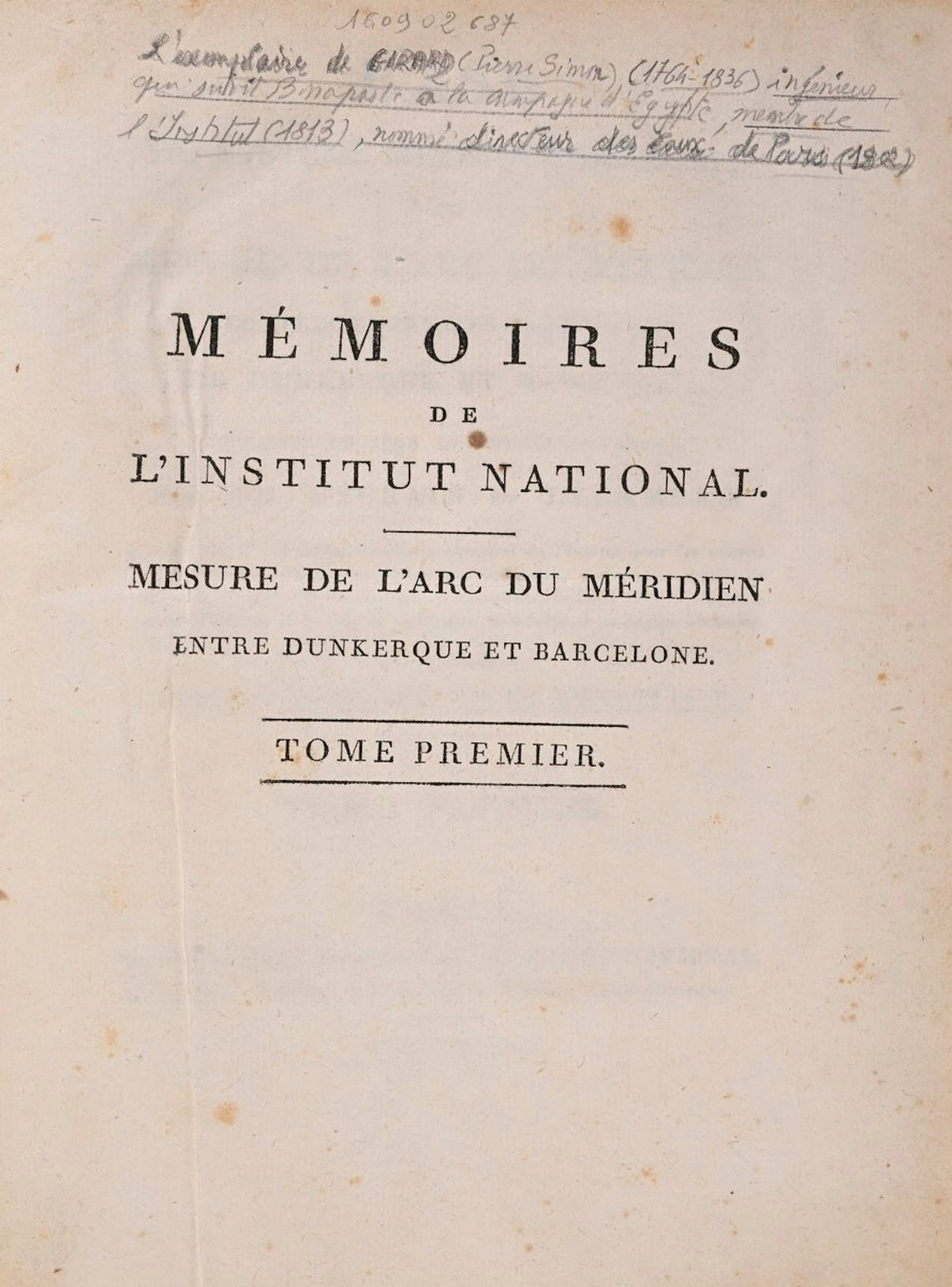 MÉCHAIN (Pierre) et Jean-Baptiste DELAMBRE.... - Lot 40 - Rossini