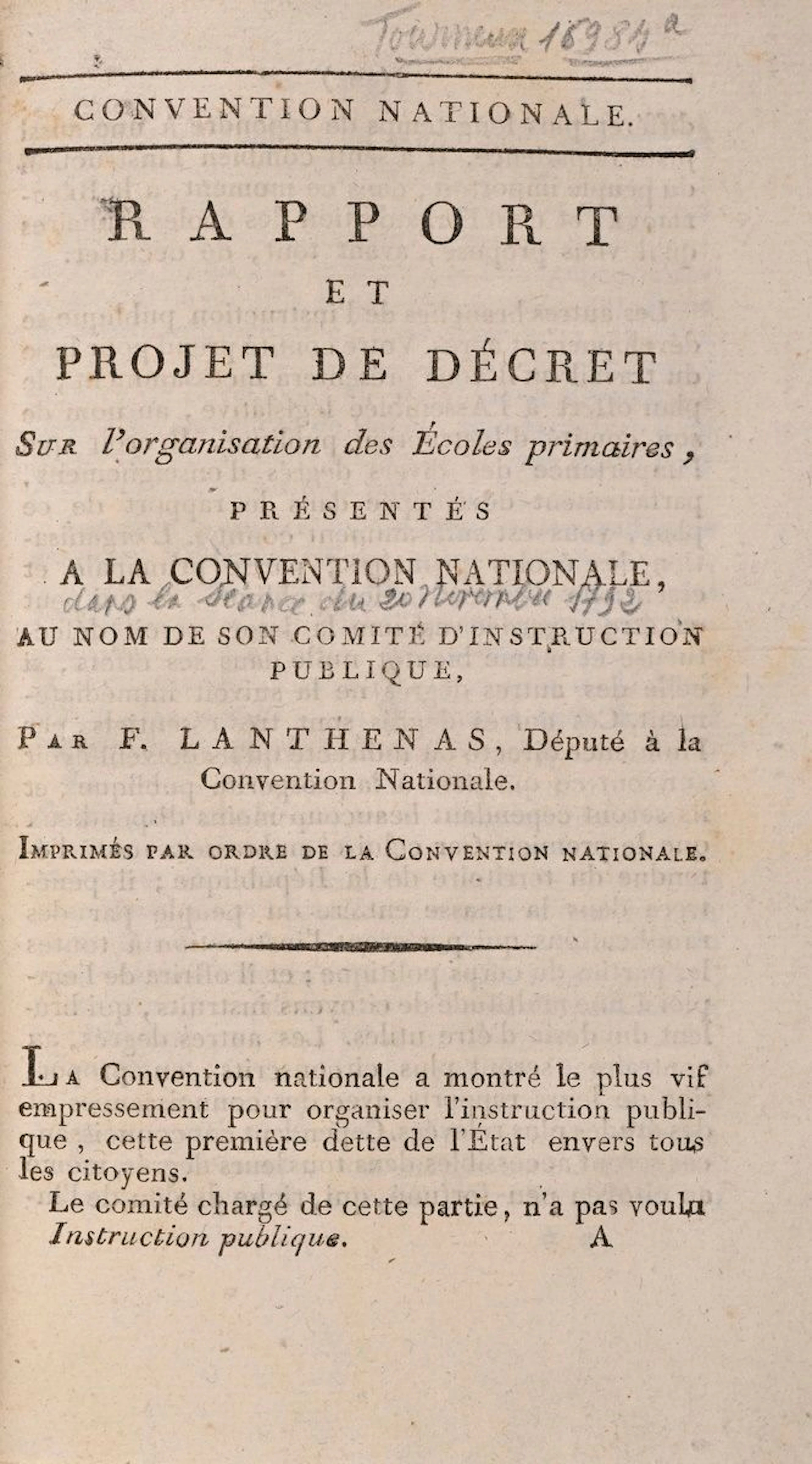 RECUEIL de 125 pièces révolutionnaires. 1787-1792.... - Lot 136 - Rossini
