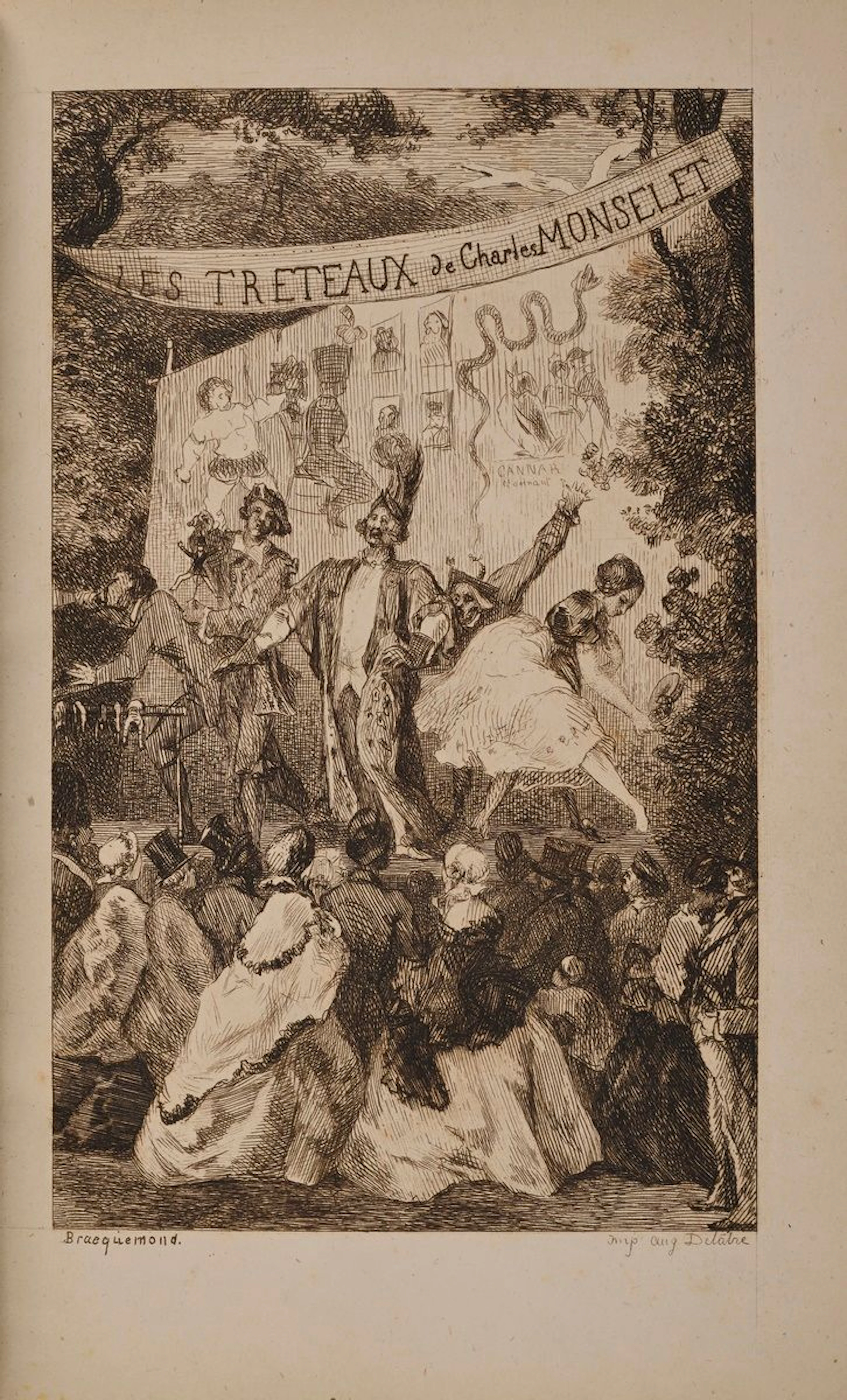 MONSELET (Charles). Les Tréteaux, avec un... - Lot 214 - Rossini