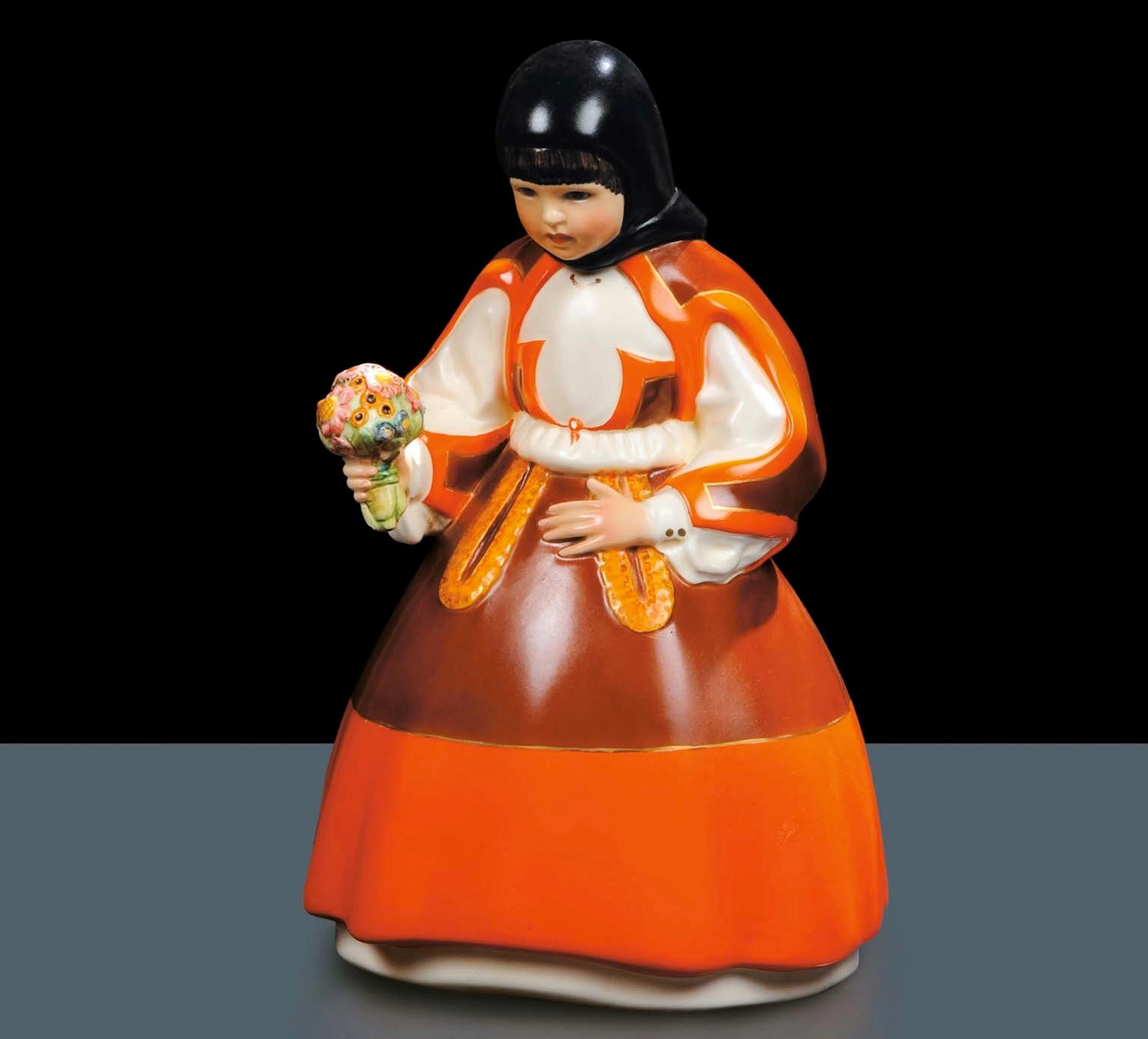 Helen Konig Scavini - Lenci - TorinoBimba con mazzo di fiori