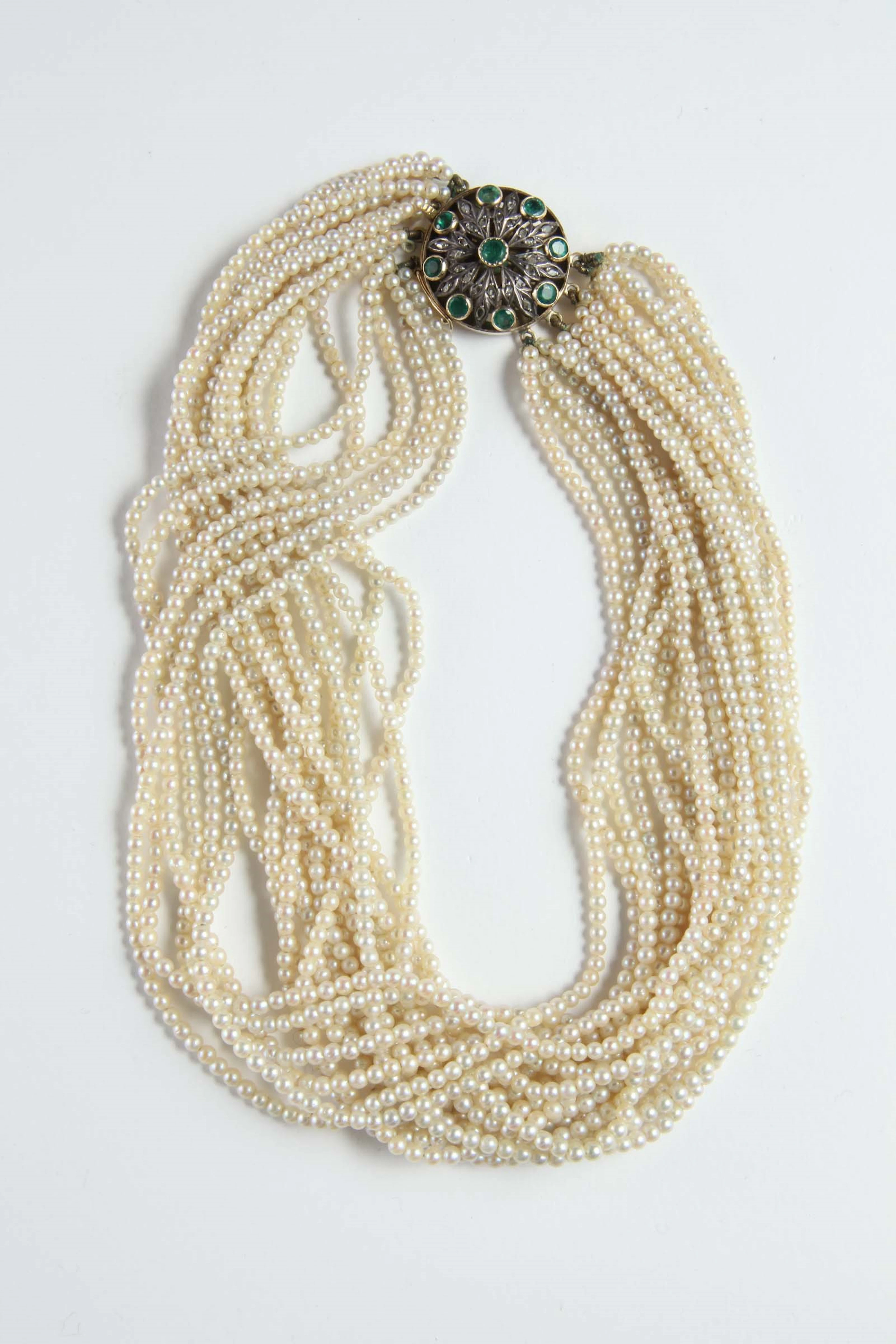 Collana a torsade di perline