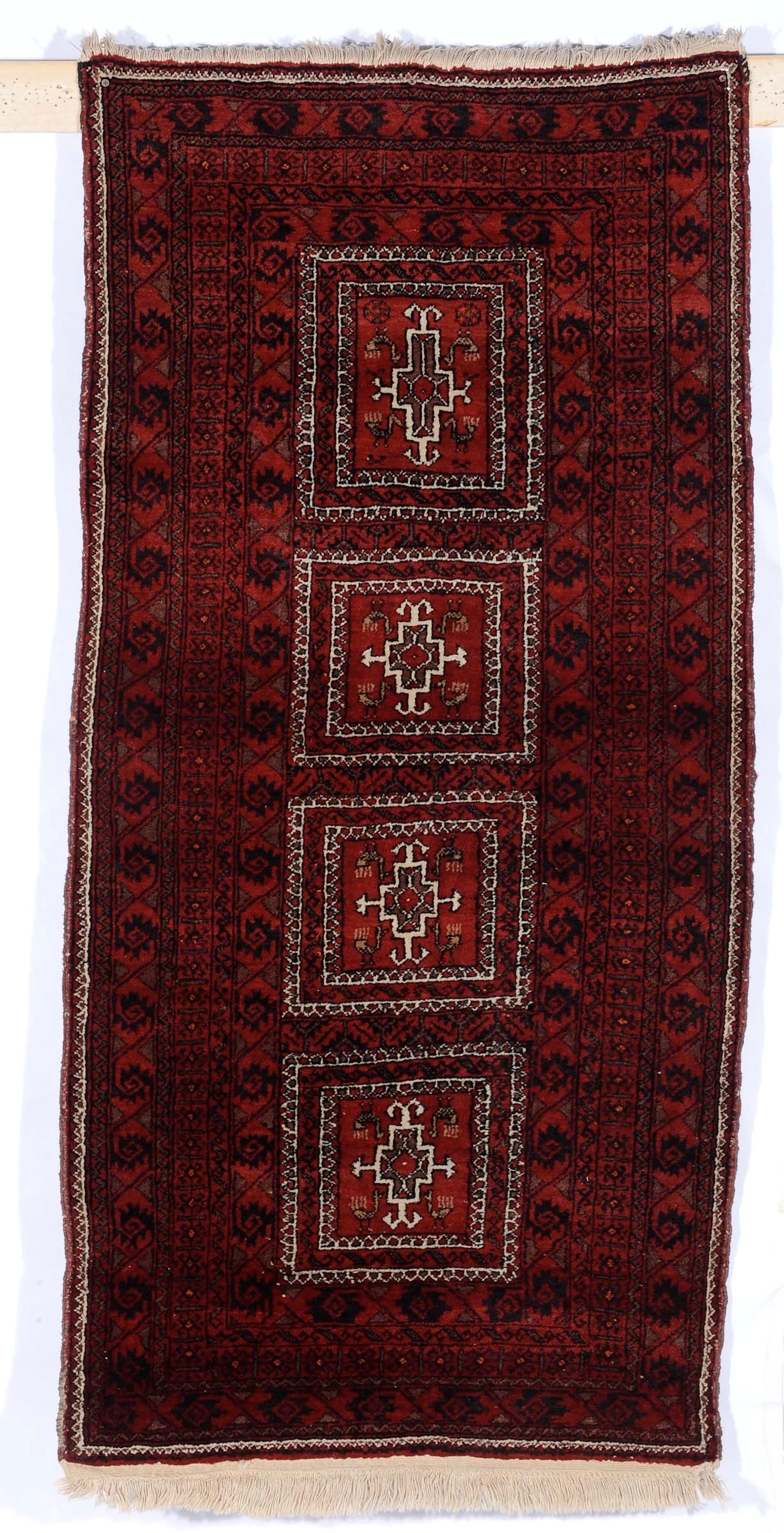 Tappeto Baluch meshed, met� XX secolo