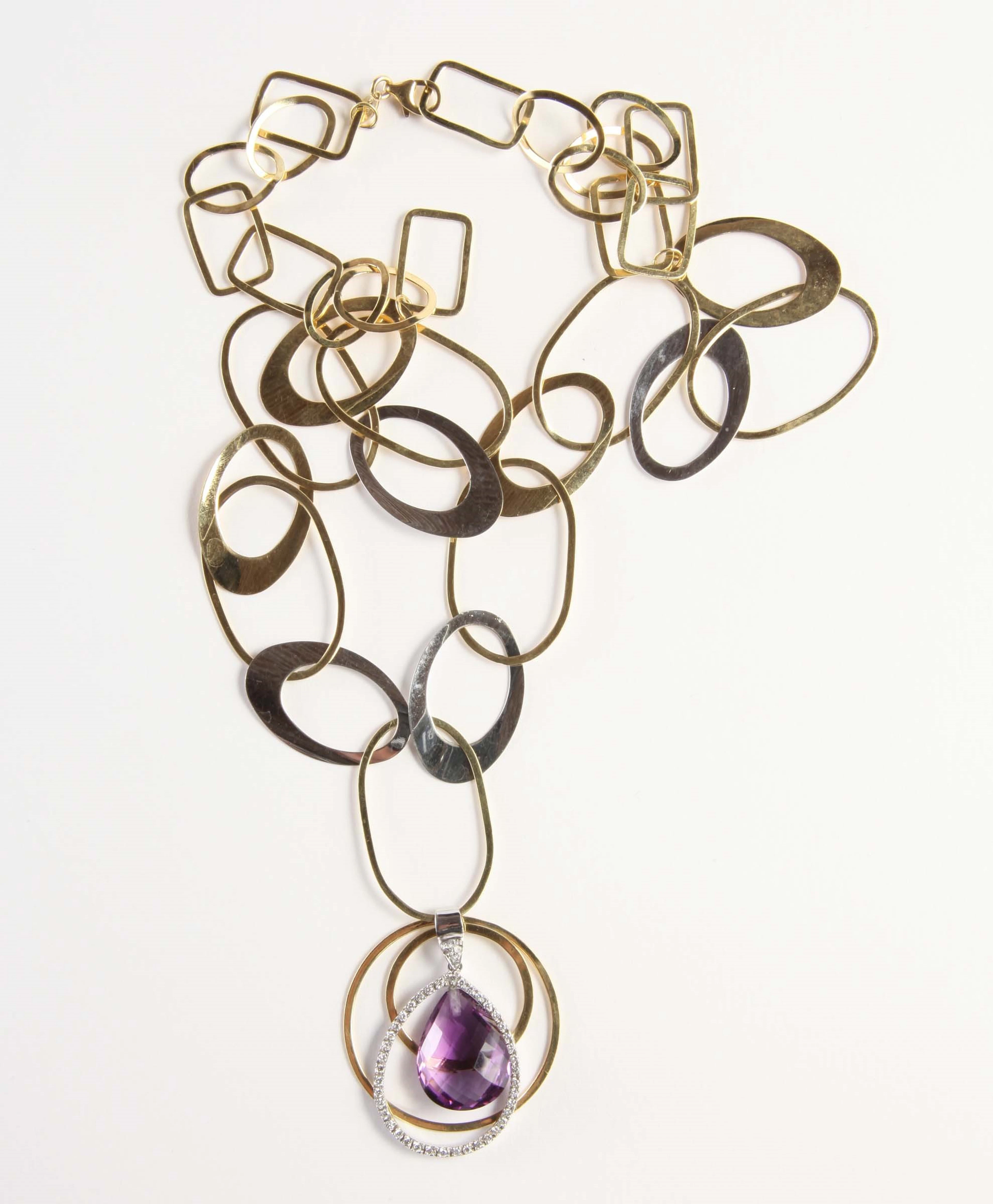 Collana con ametista