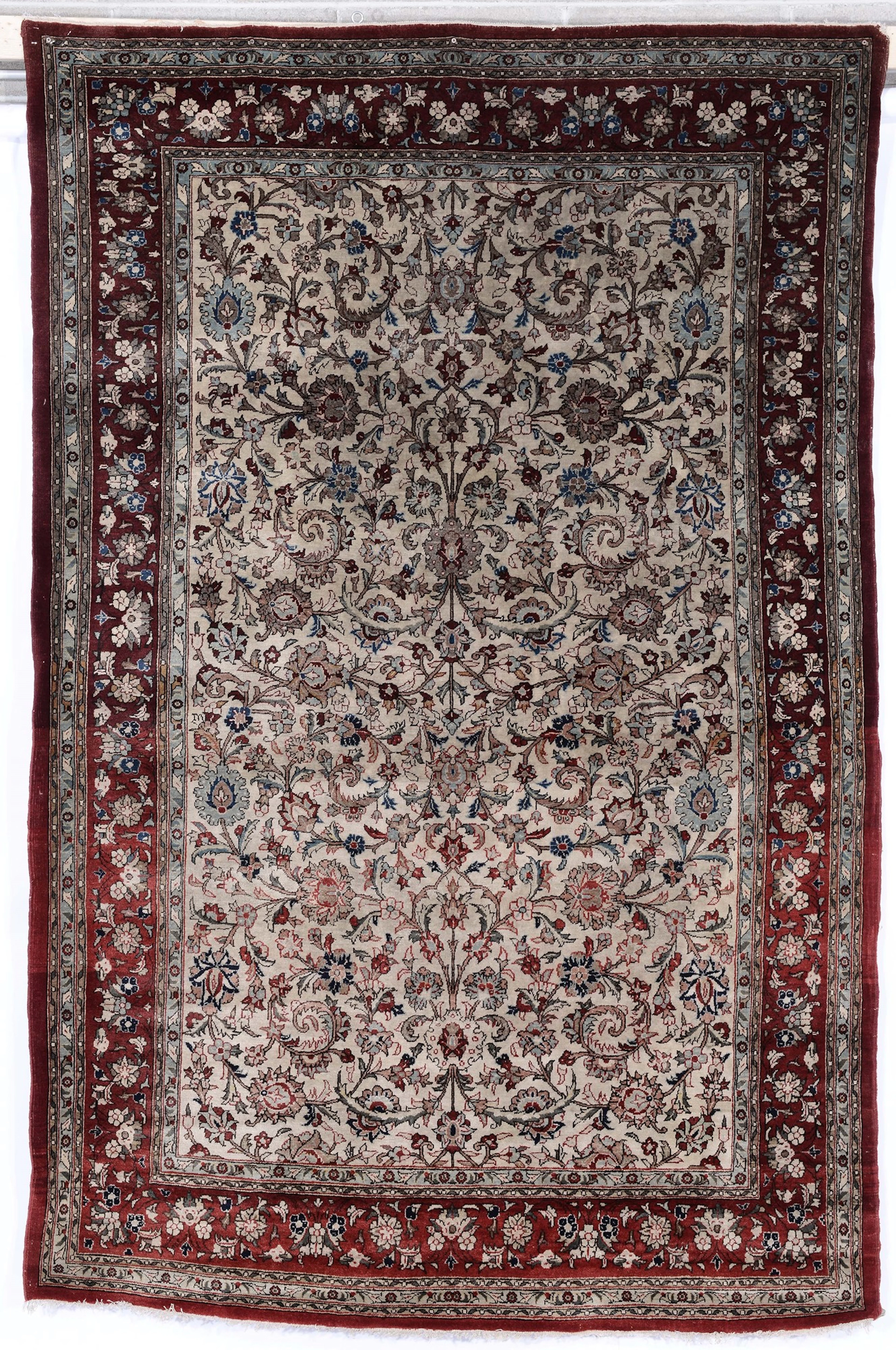 Tappeto persiano Qum, met� XX secolo