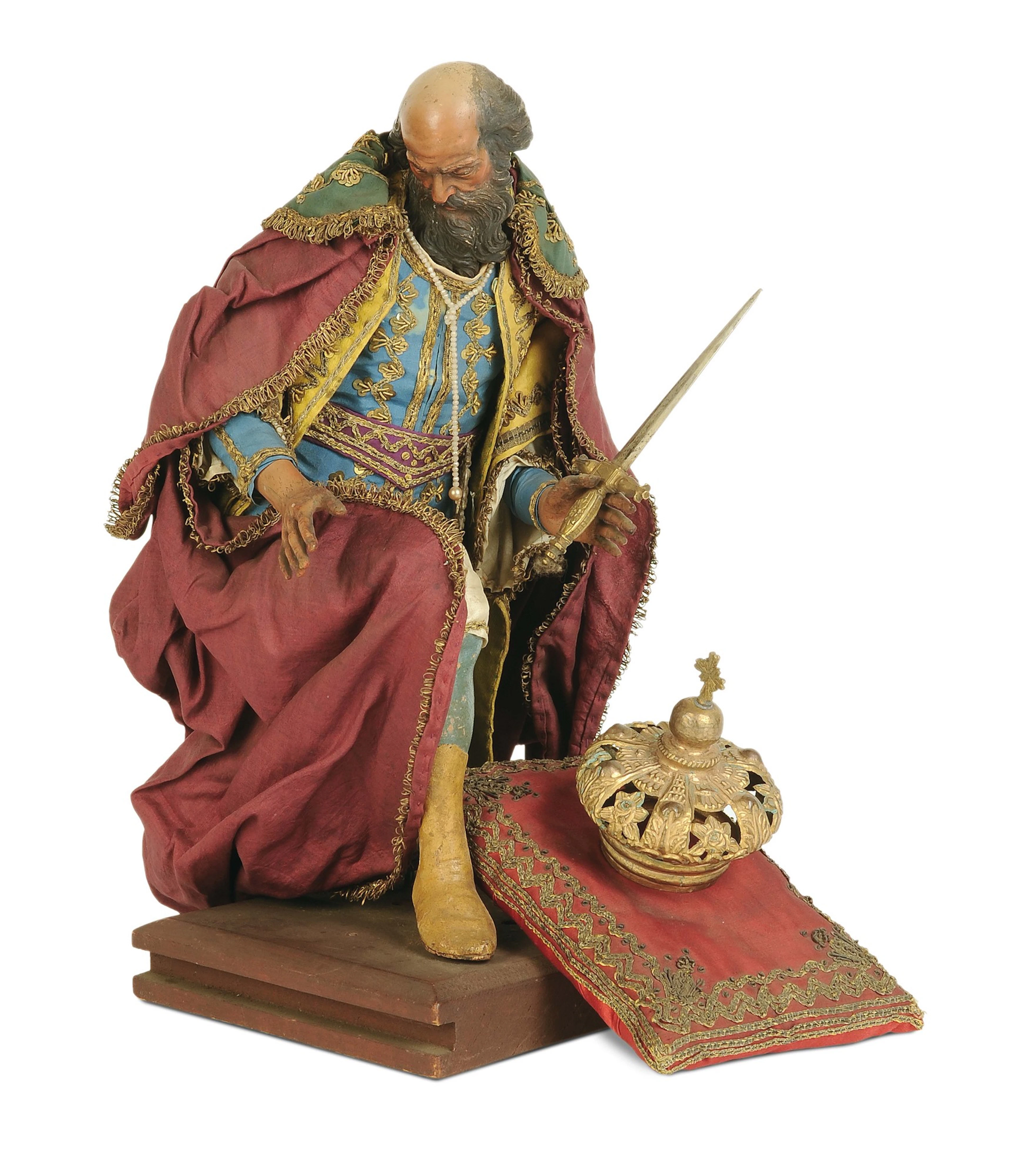 Melchiorre genuflesso, Napoli, fine del XVIII secolo