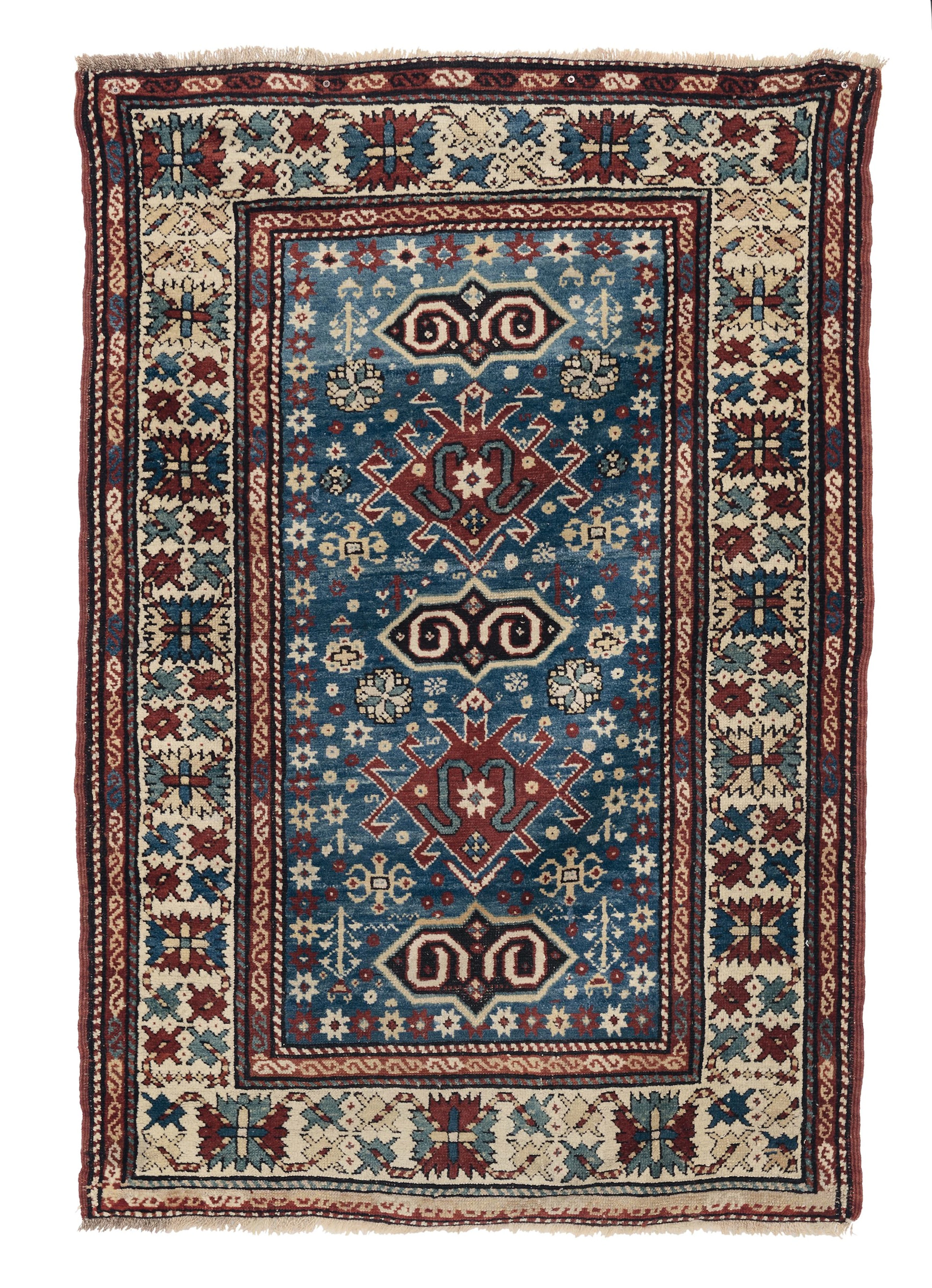 Tappeto caucasico Shirvan, fine XIX inizio XX secolo