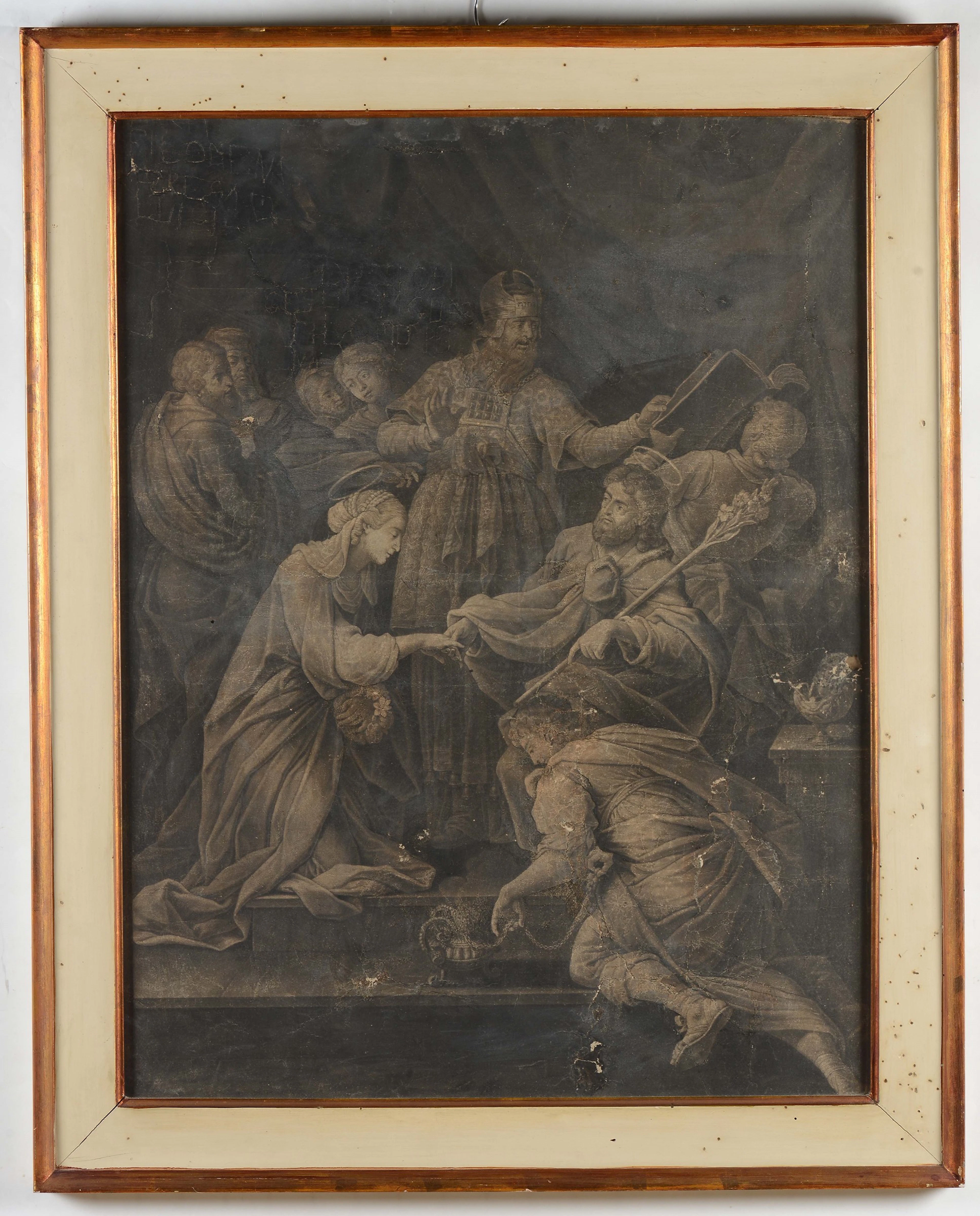 Grande stampa a soggetto religioso, XVIII secolo
