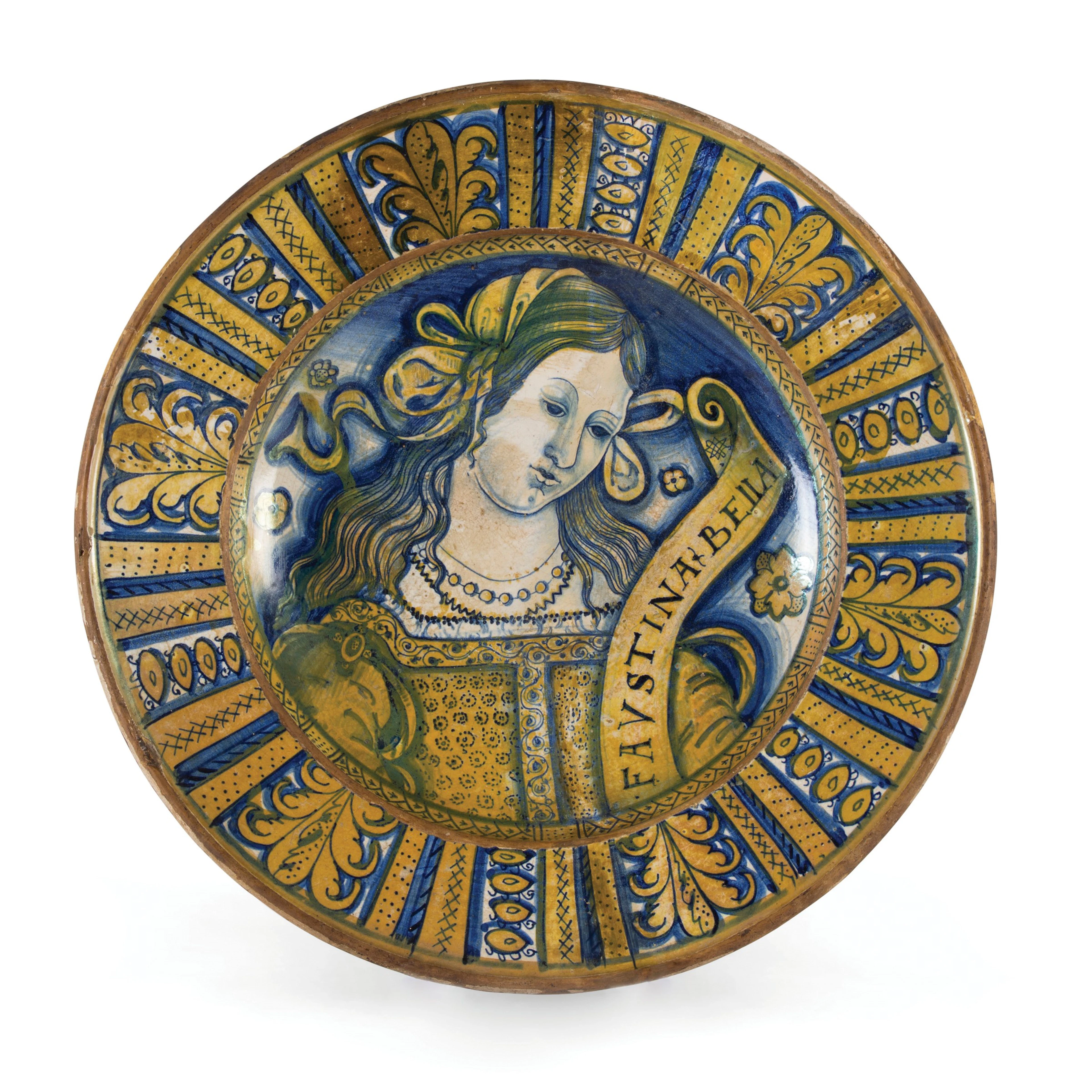 Piatto Deruta, prima met� del sec. XVI