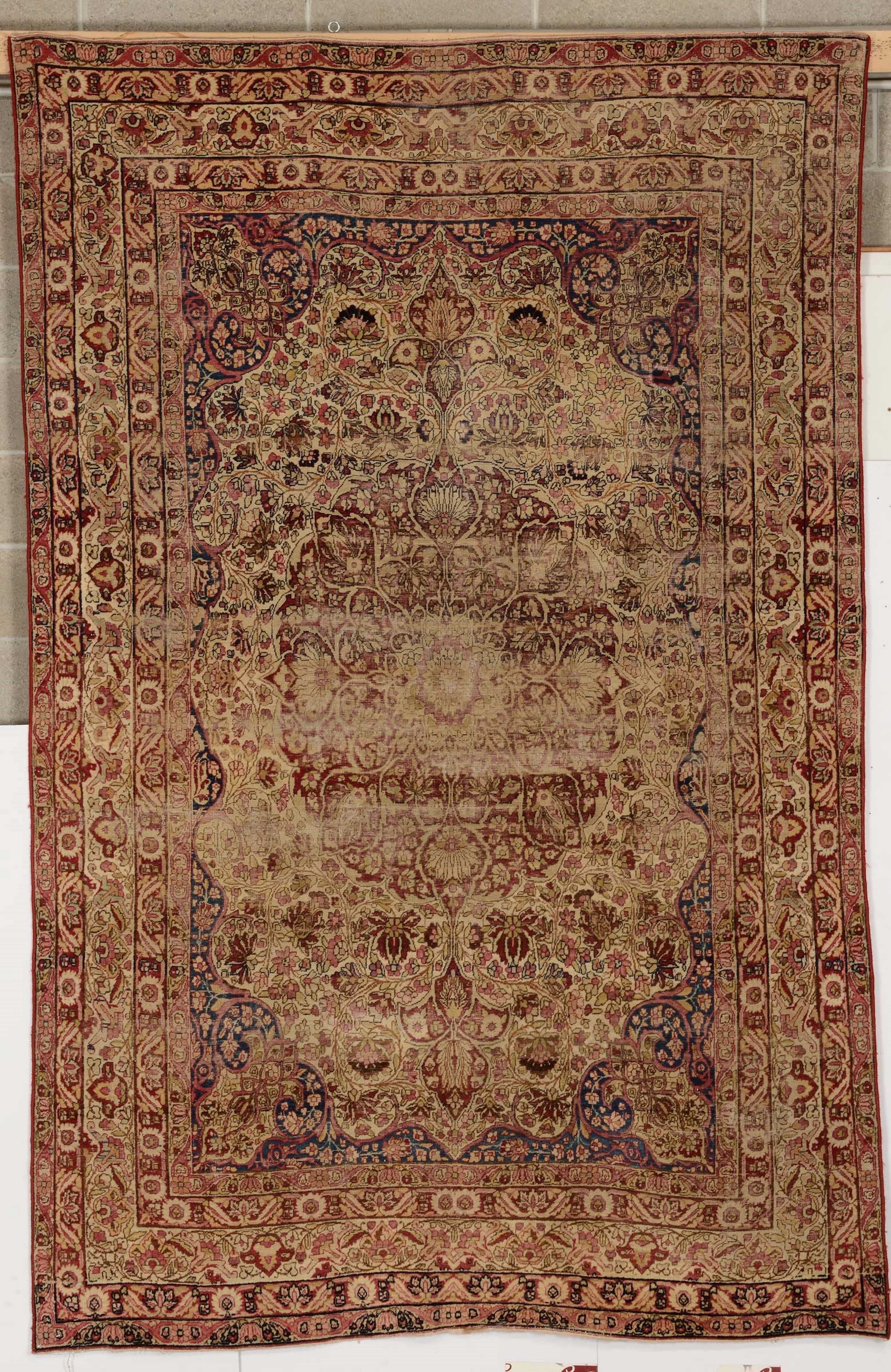 Tappeto persiano Kirman fine XIX inizio XX secolo