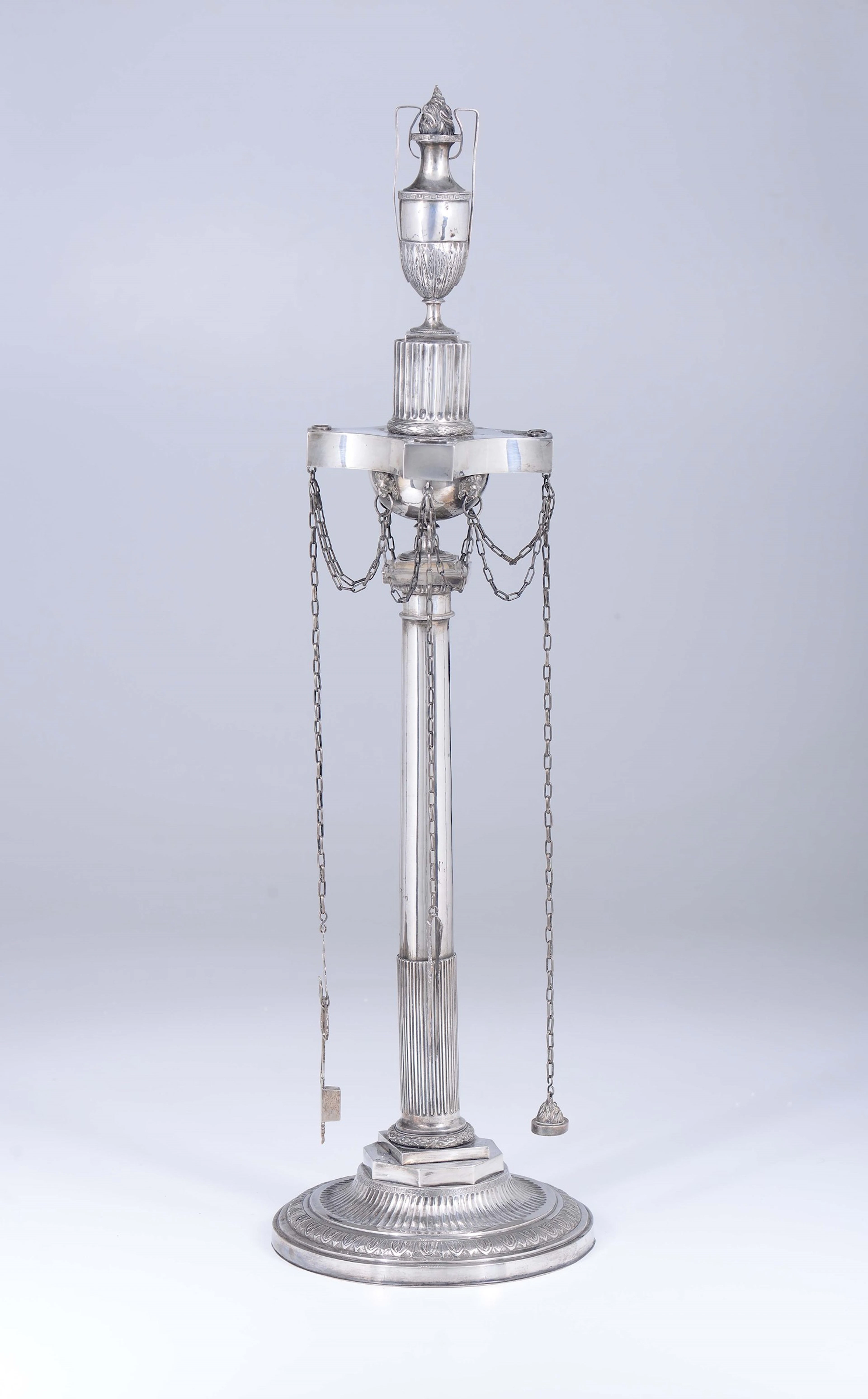 A Fiorentina in molten, embossed and chiselled silver, Rome, first