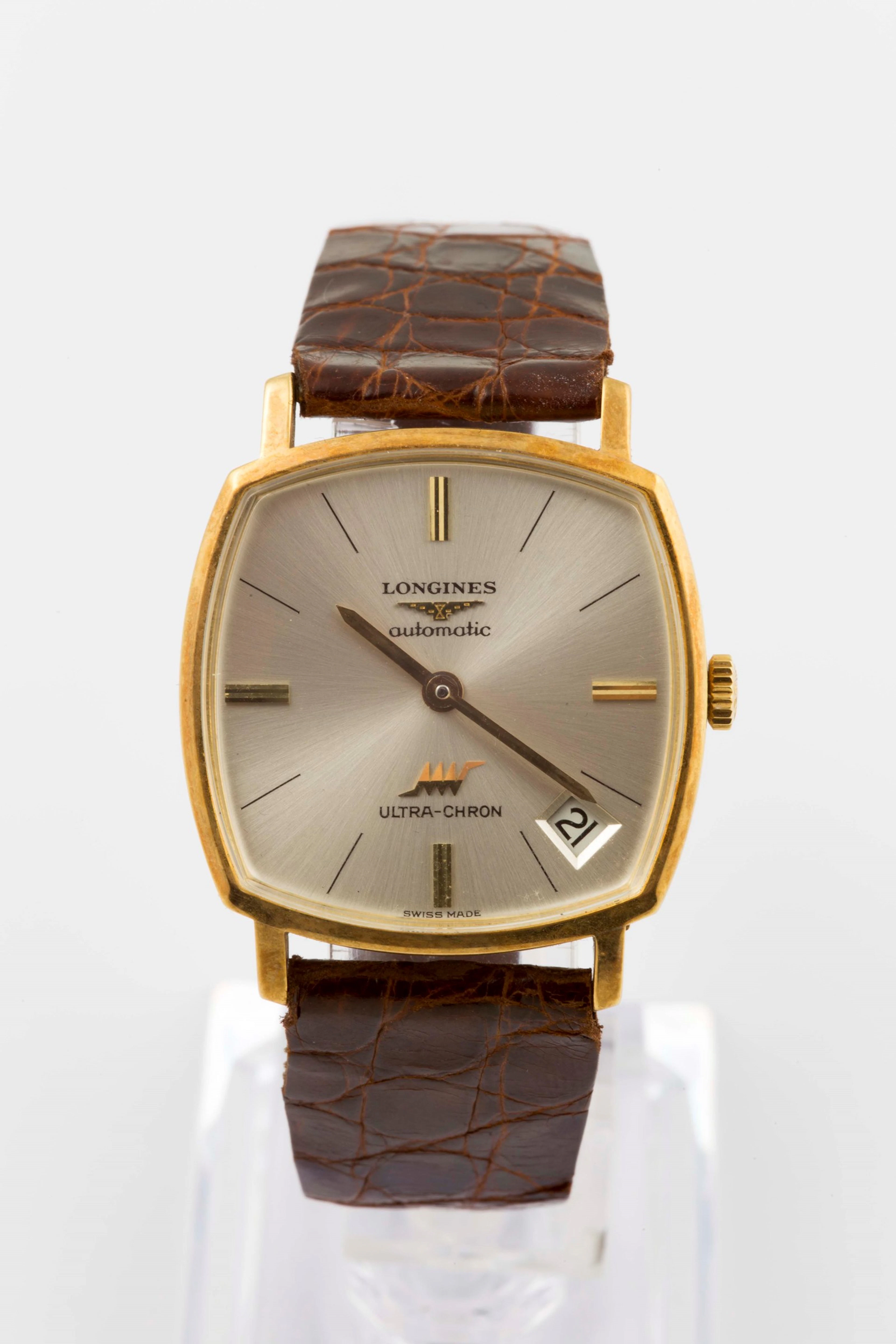 LONGINES �Ultra-Chron�, orologio da polso, in oro giallo 18K, automatico