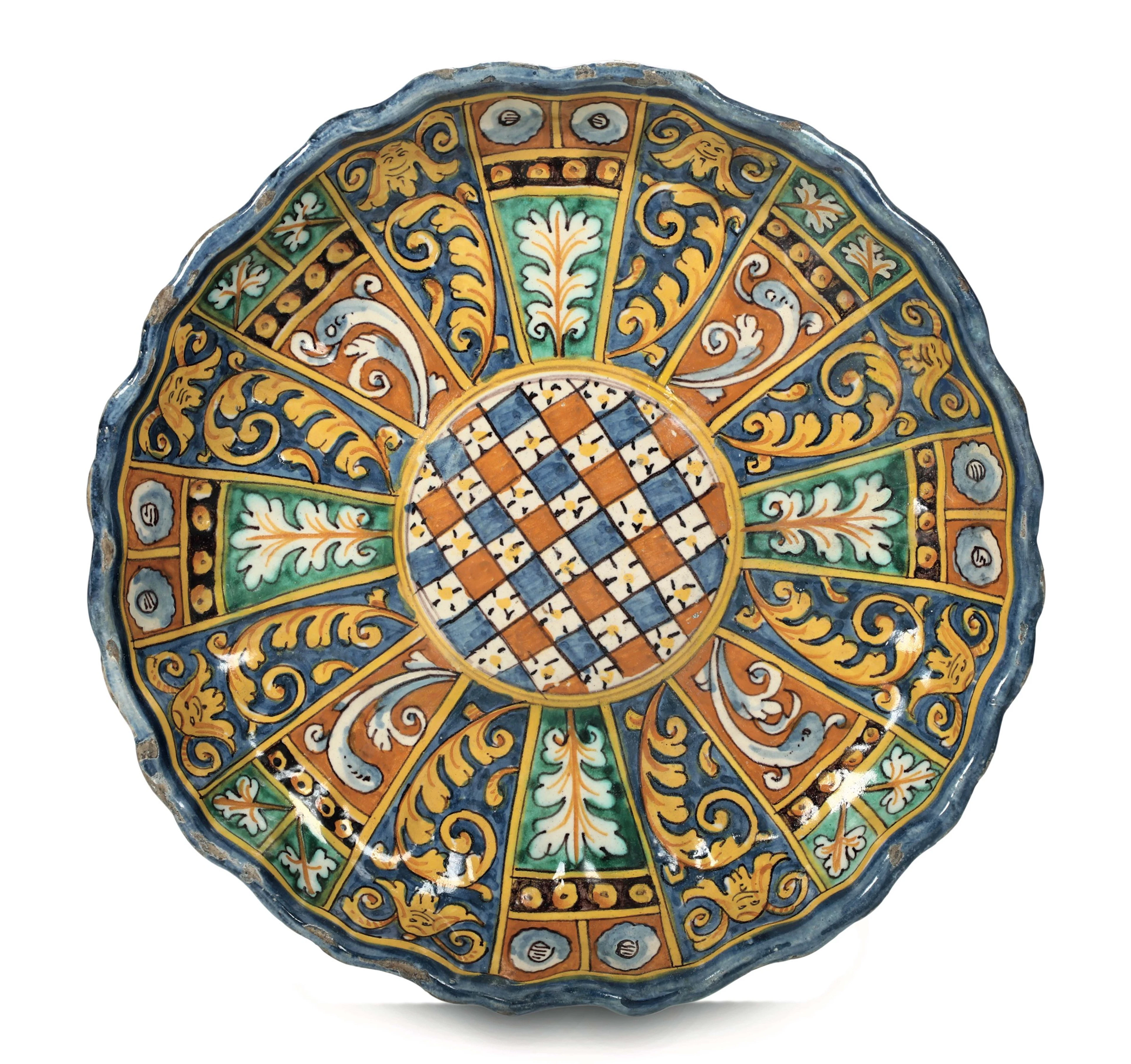 Coppa Montelupo, bottega del 1580 -1590 circa