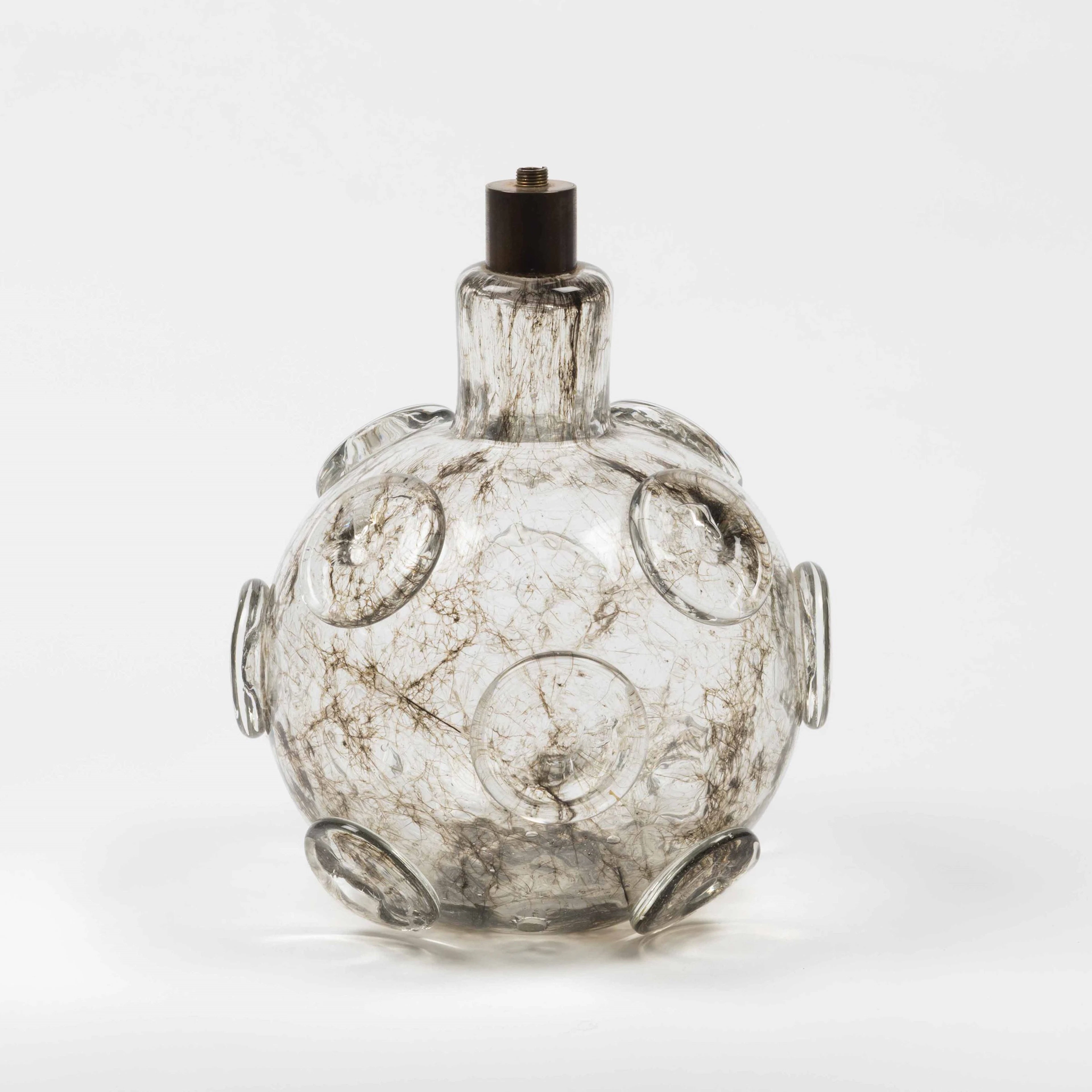 Ercole Barovier, Barovier & Toso, Murano, 1950 ca. A lamp base in