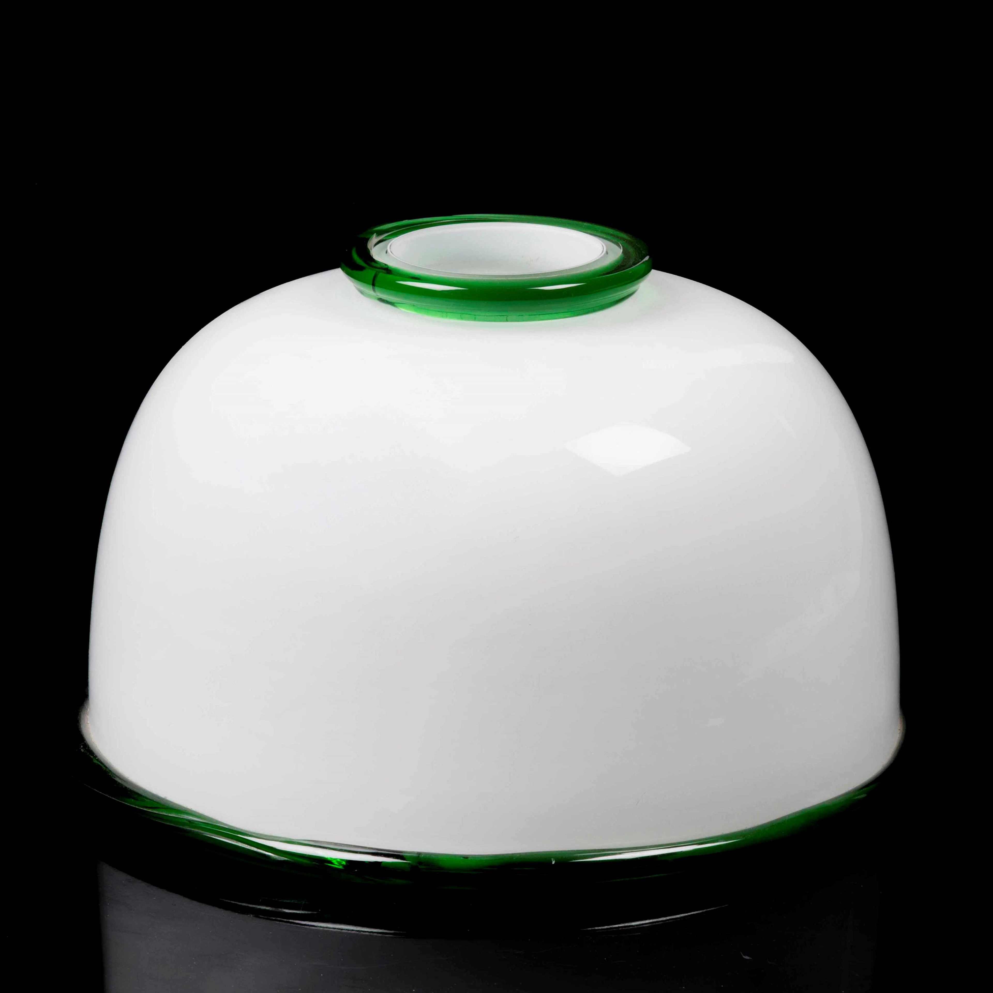 Ettore Sottsass, Vistosi, Murano, 1974 ca. Semi-spherical vase in
