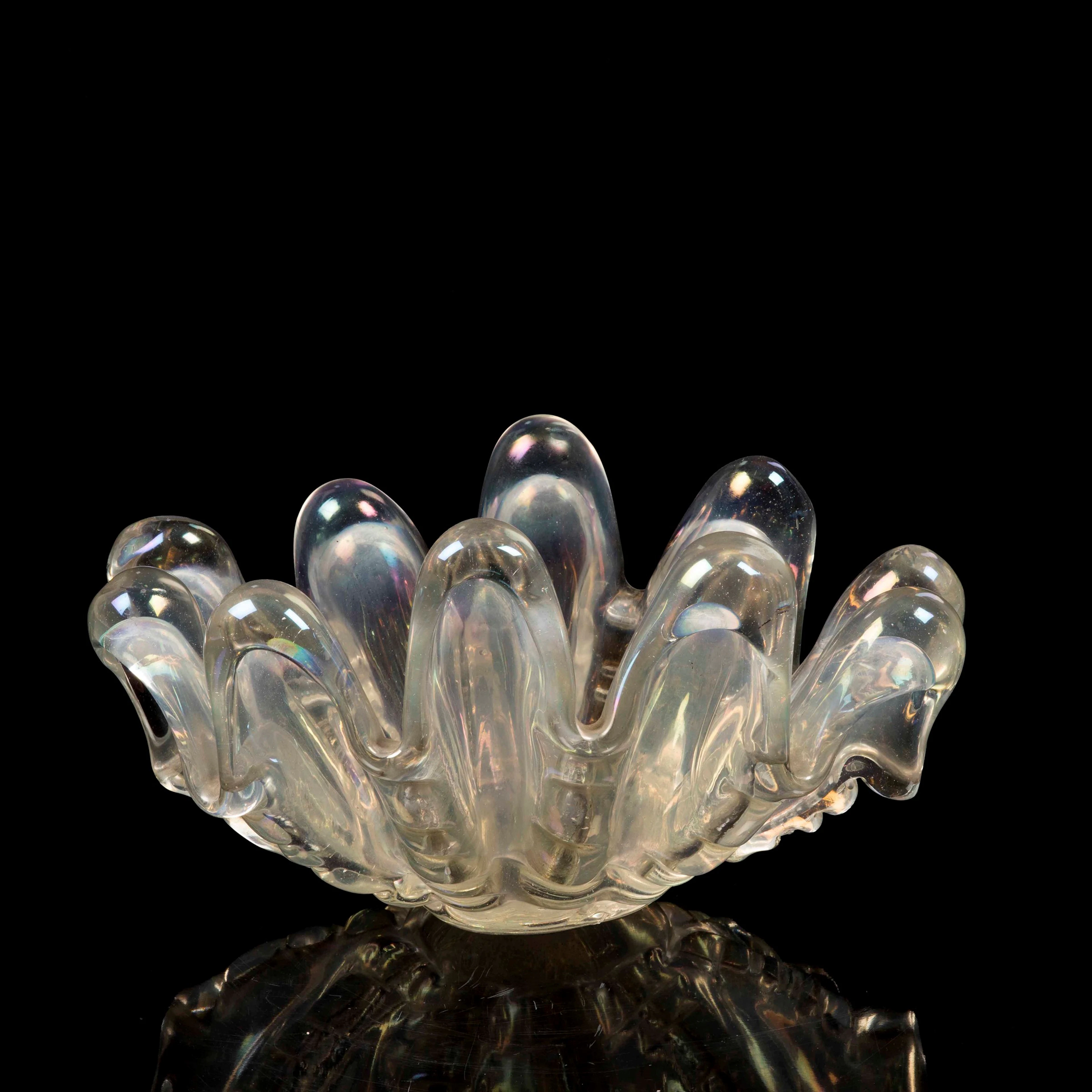 Ercole Barovier, Barovier & Toso, Murano, 1940 ca. An oval cup, A