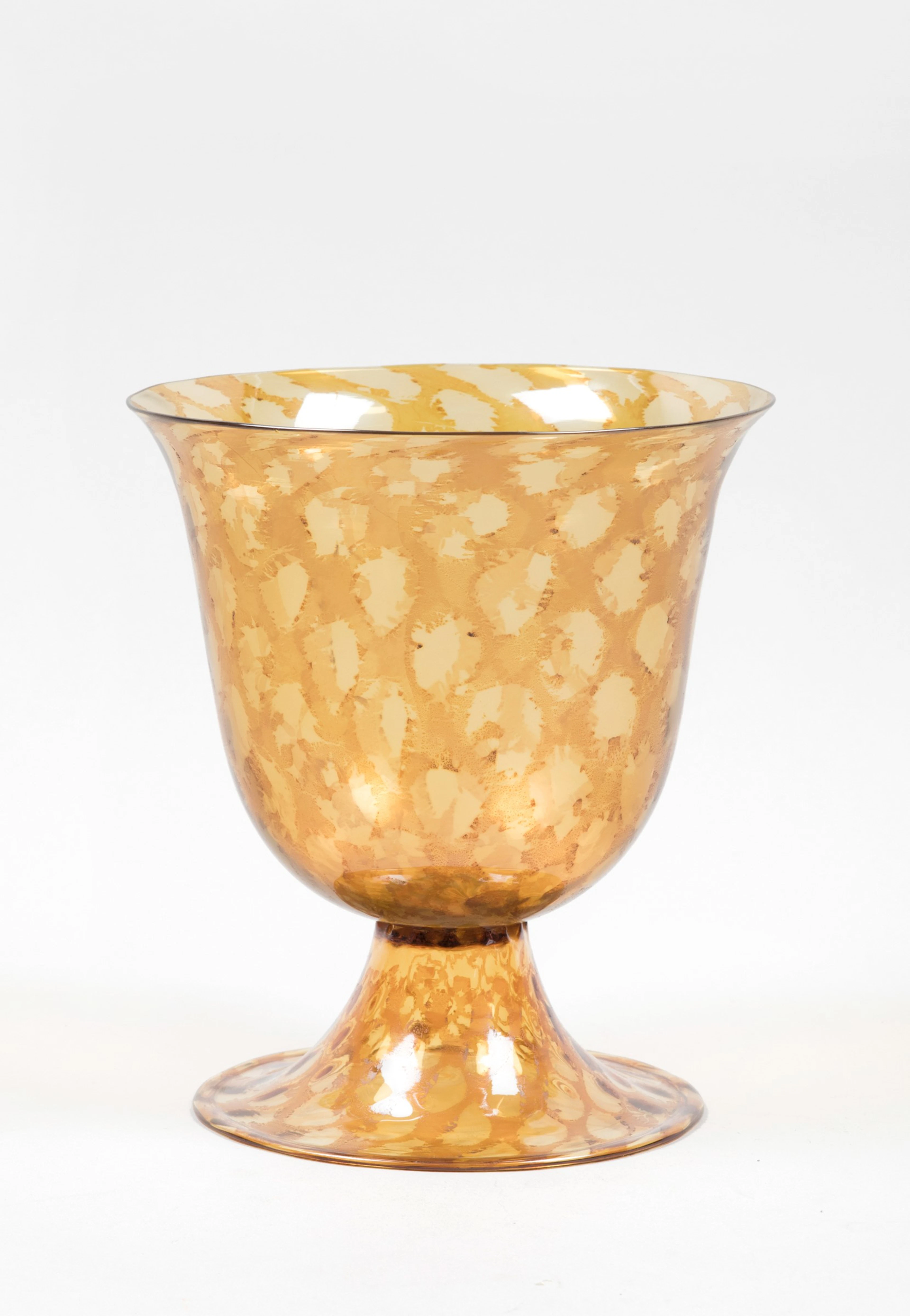 Carlo Scarpa, MVM Cappellin, Murano, 1930 ca. A rare cup on a tall