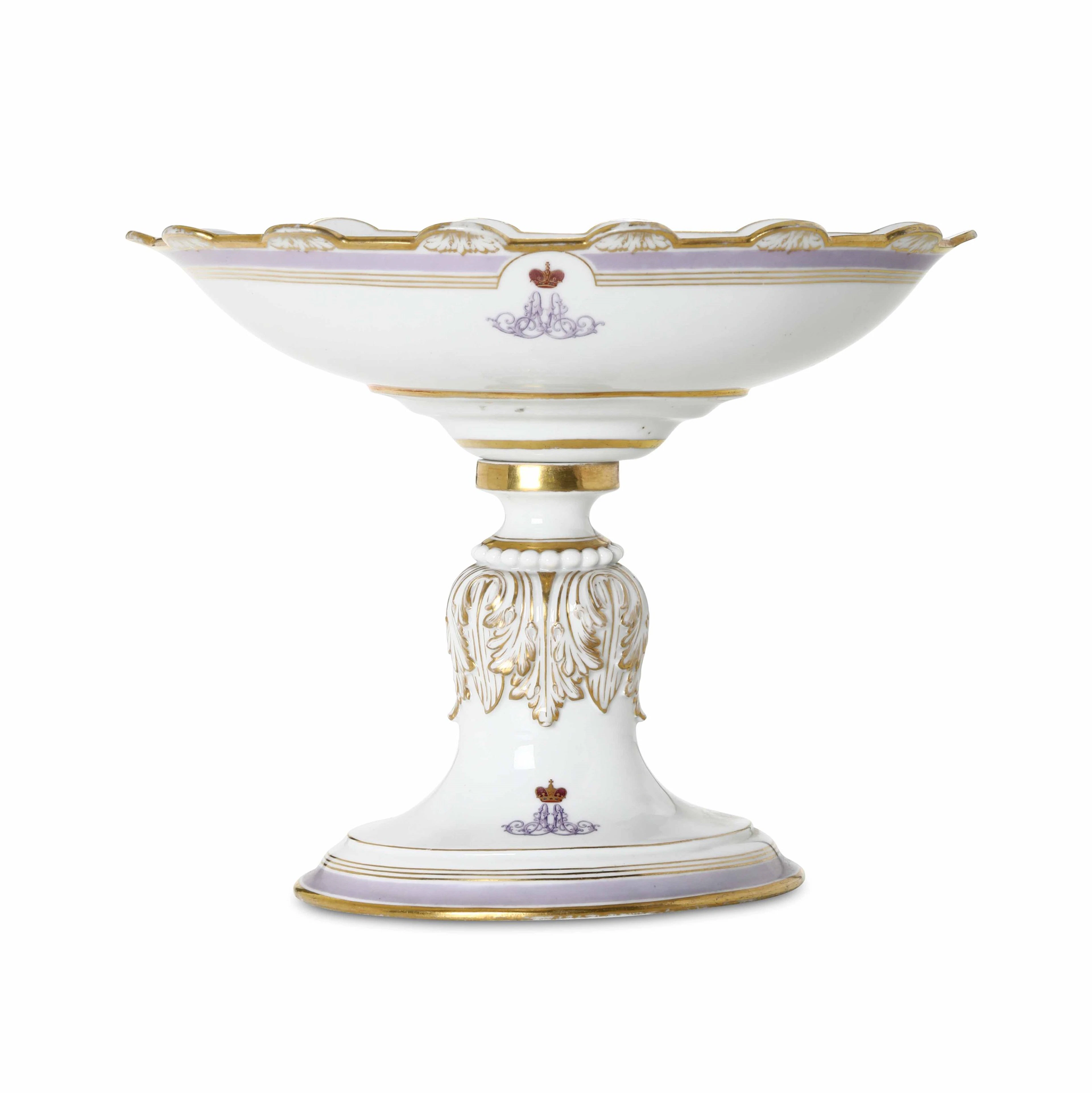 Alzatina con corona imperiale russa Russia, San Pietroburgo, 1881-1894