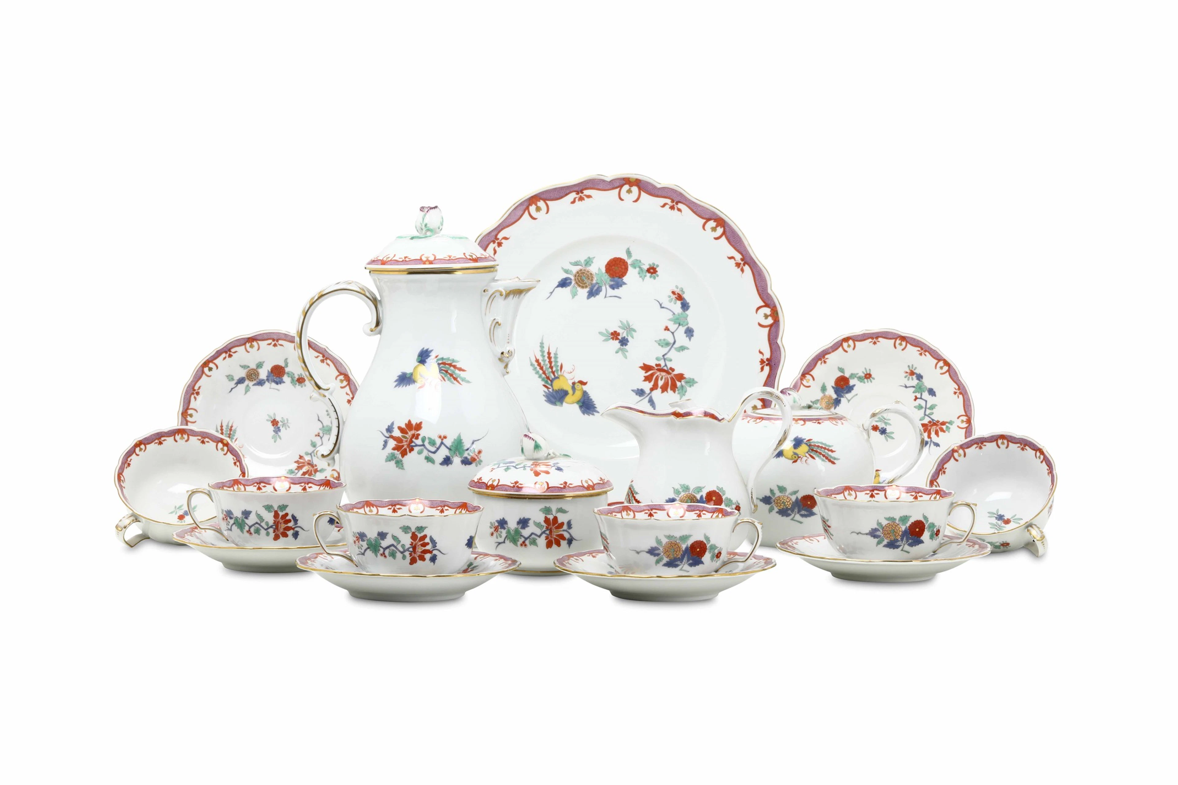 Servizio da t� e caff� Meissen, terzo quarto del XX secolo