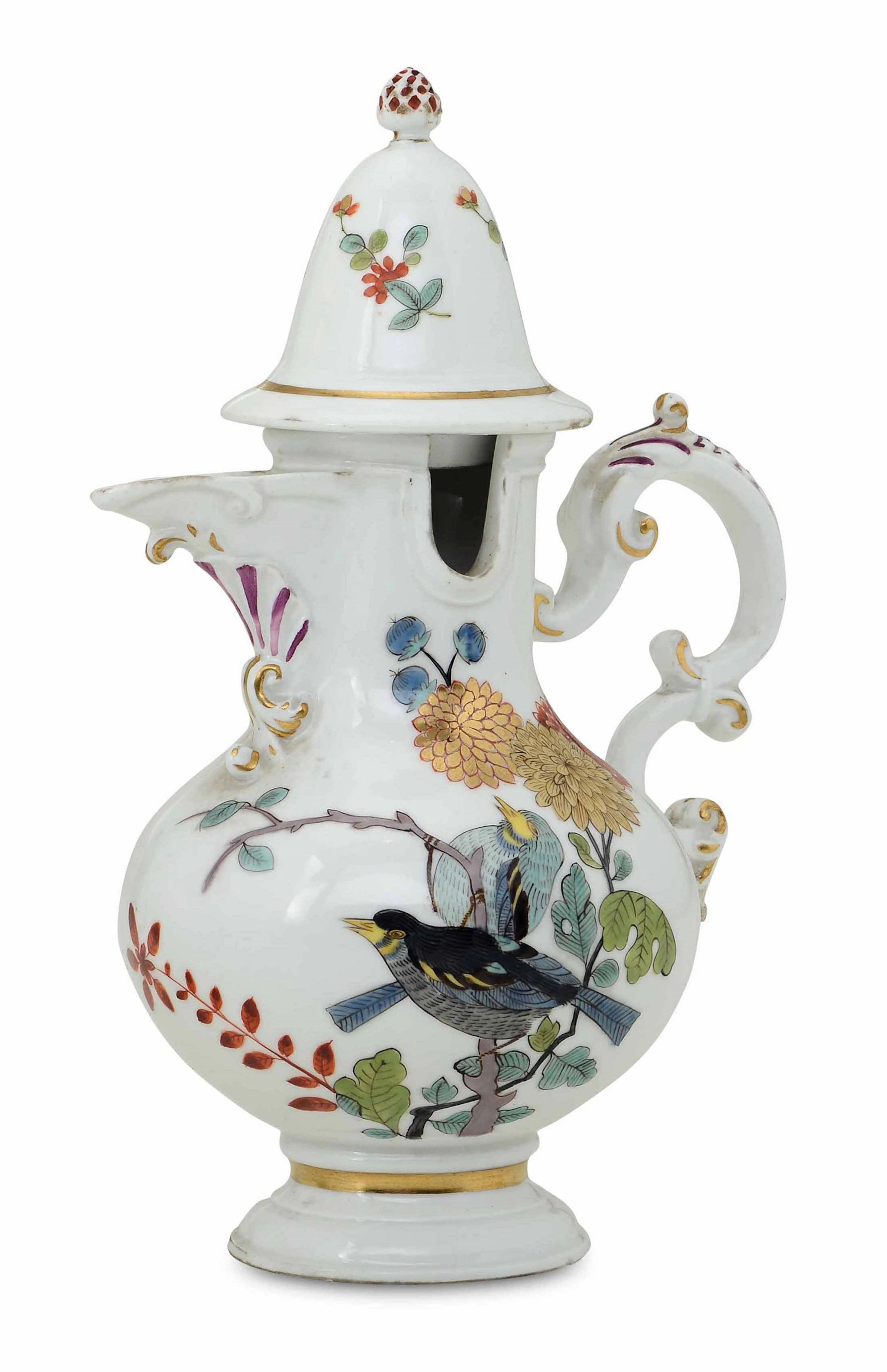 Raro versatoio Meissen, 1735 circa