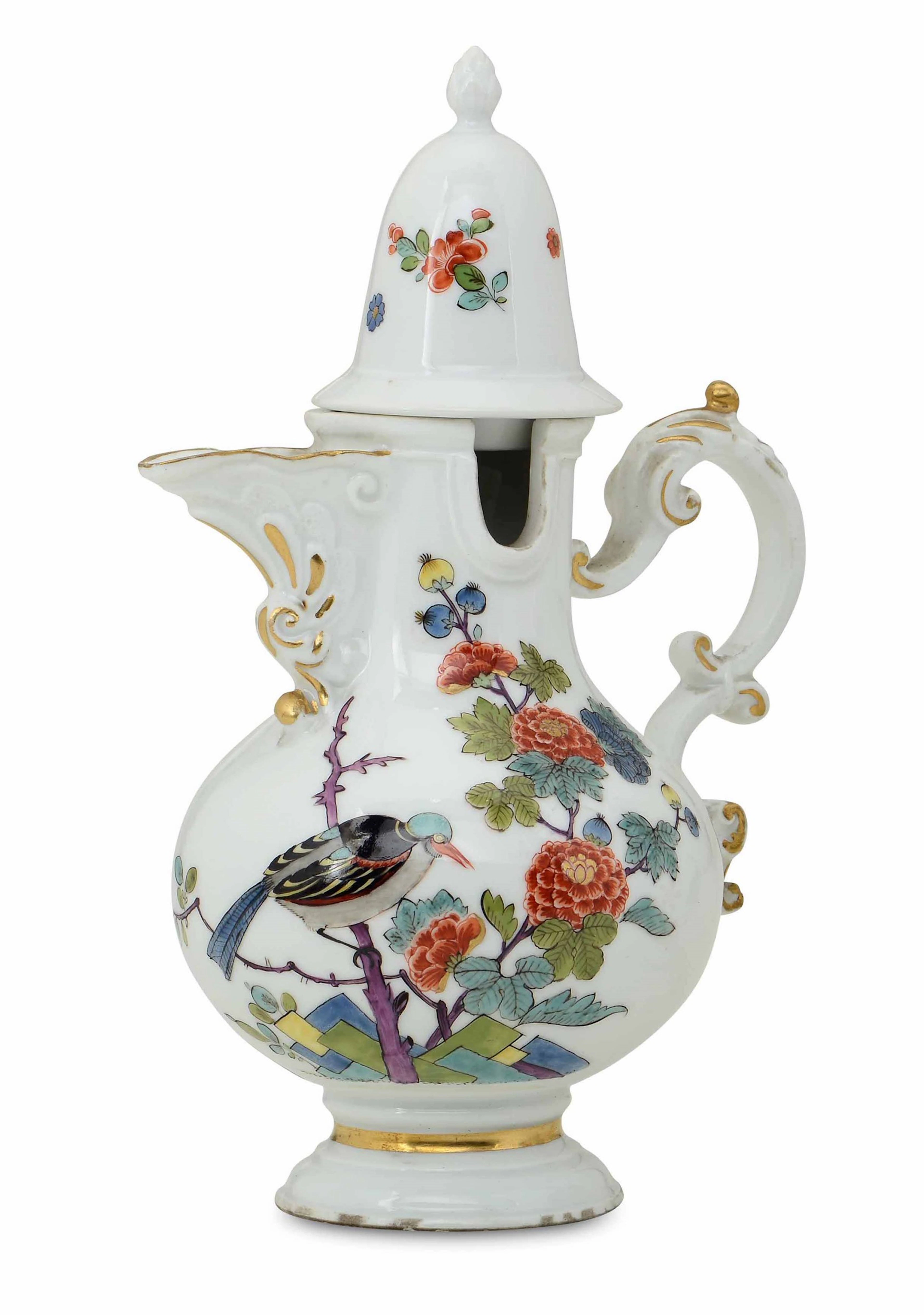 Raro versatoio Meissen, 1735 circa