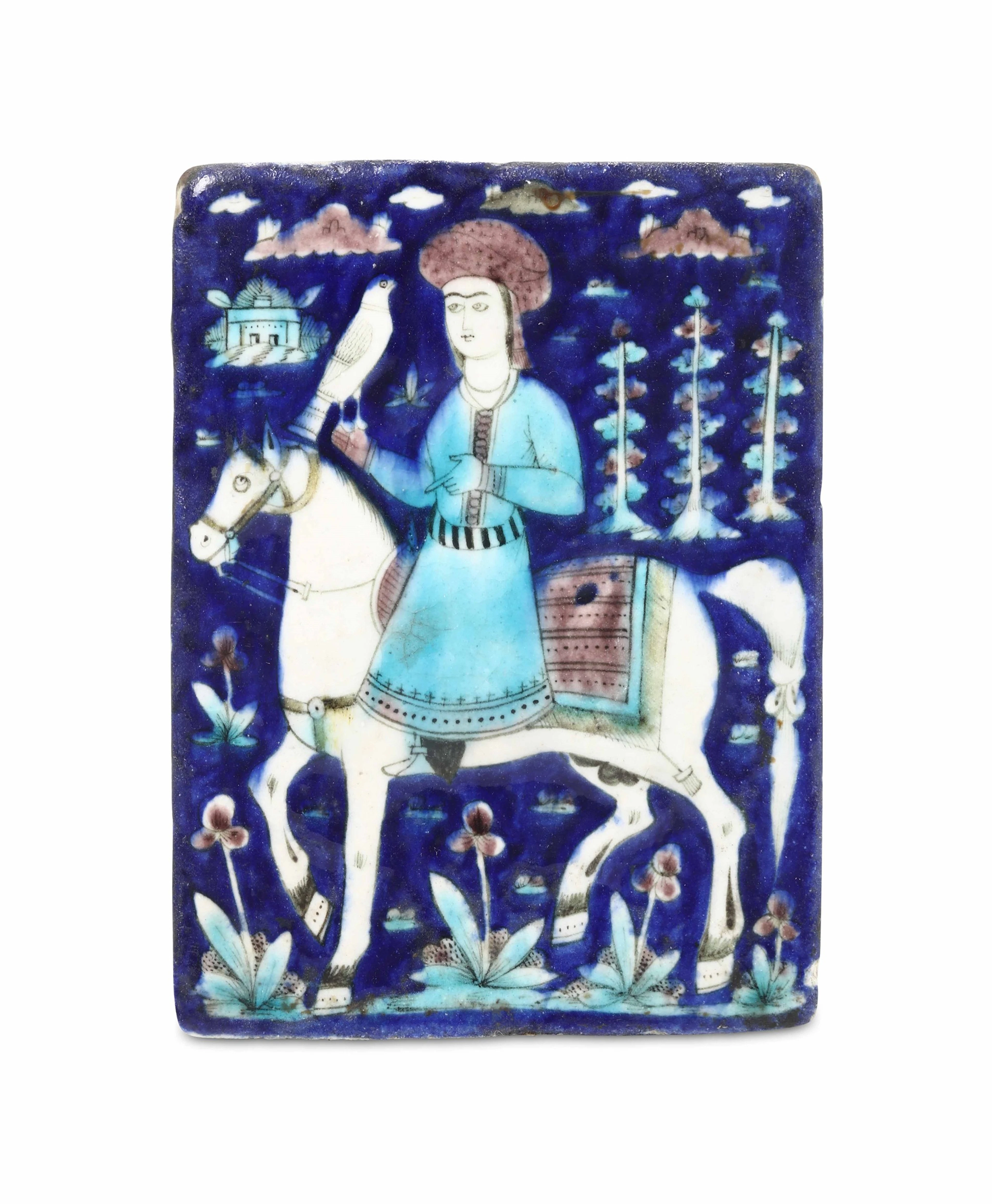 Mattonella Iran, periodo Qajar (1779-1925), inizio del XX secolo