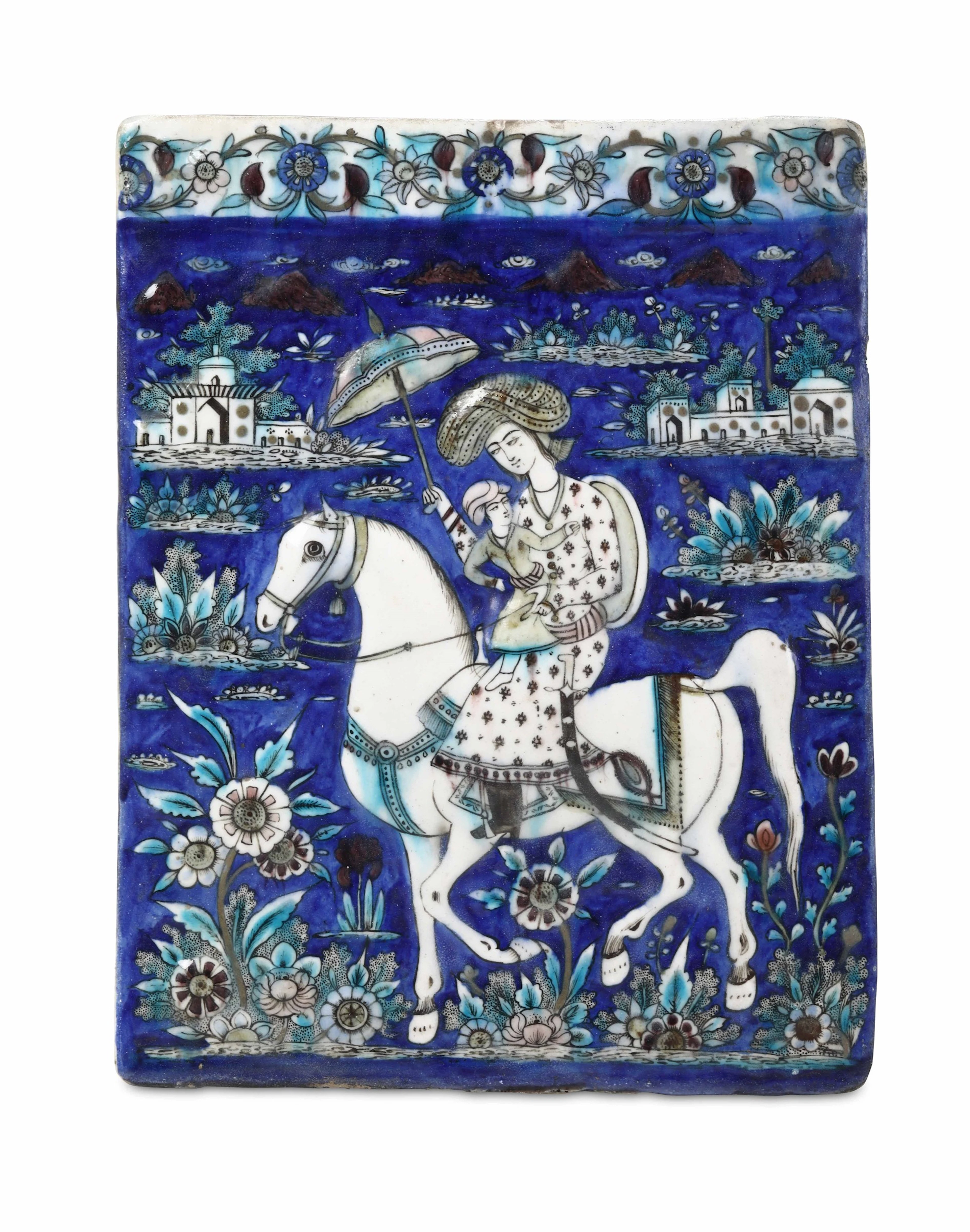Mattonella Iran, periodo Qajar (1779-1925), XIX secolo