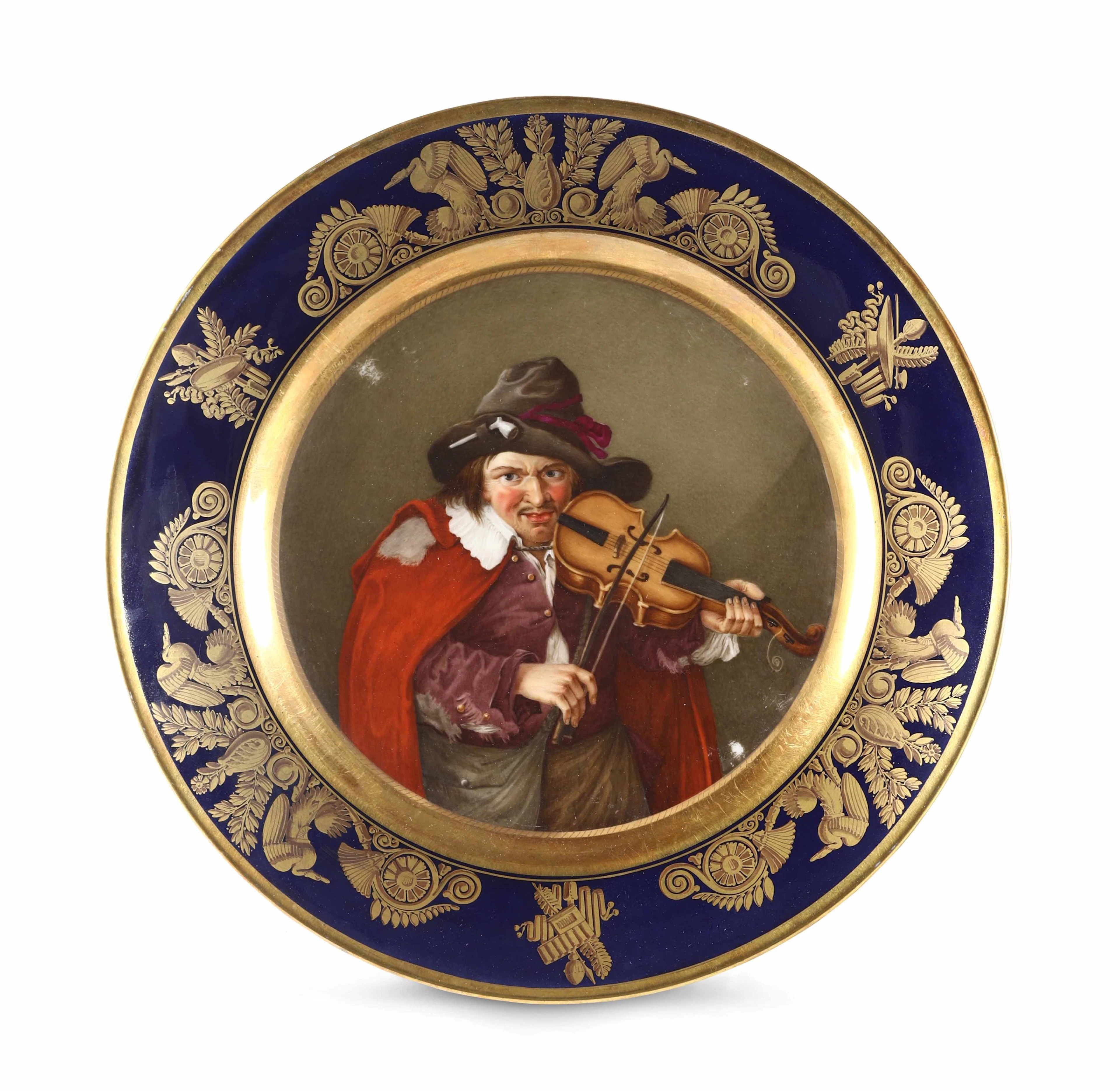 Piatto Parigi, manifattura della Duchessa d�Angoul�me, 1815 circa