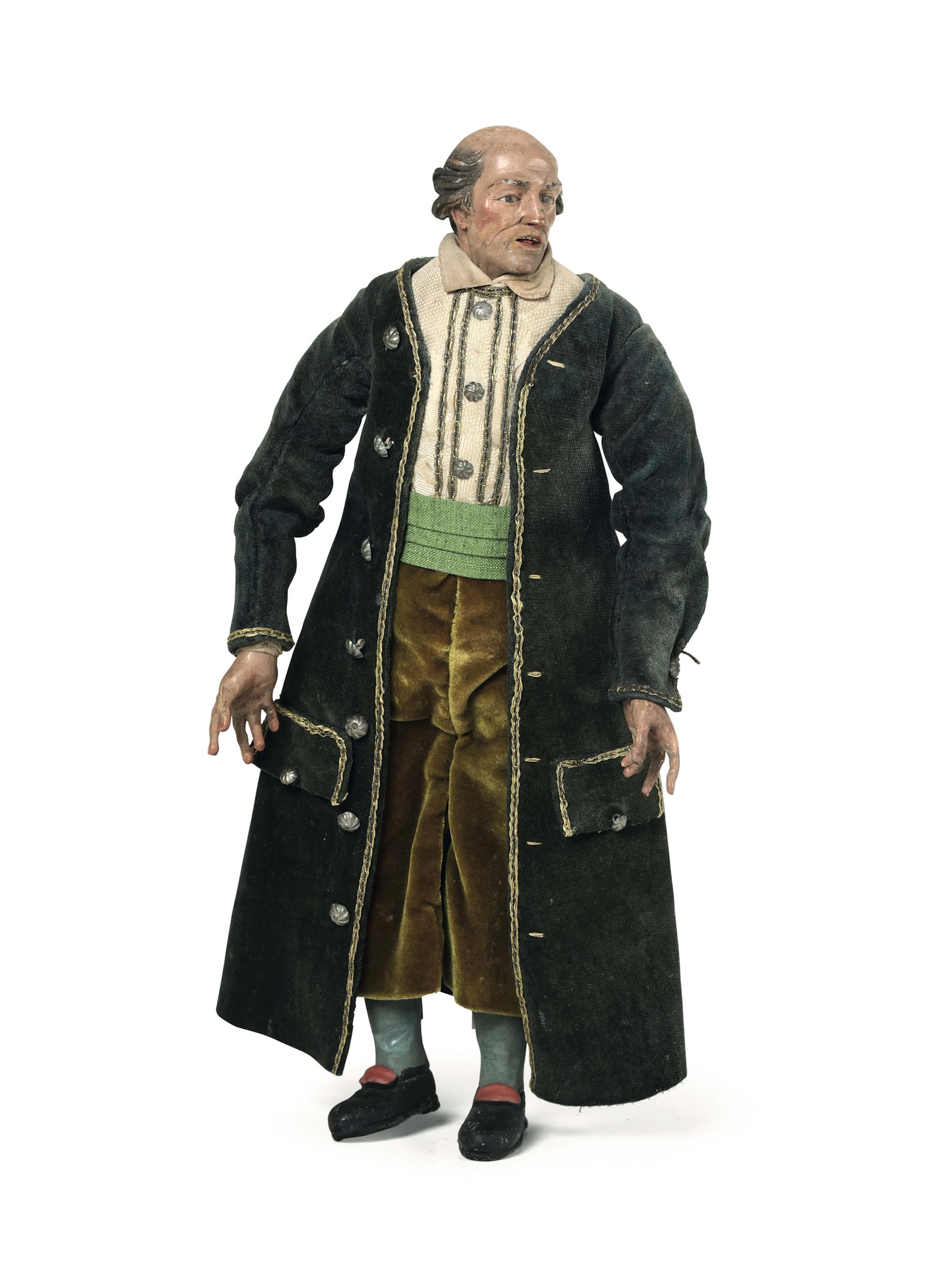 A balding commoner, Naples 18th century