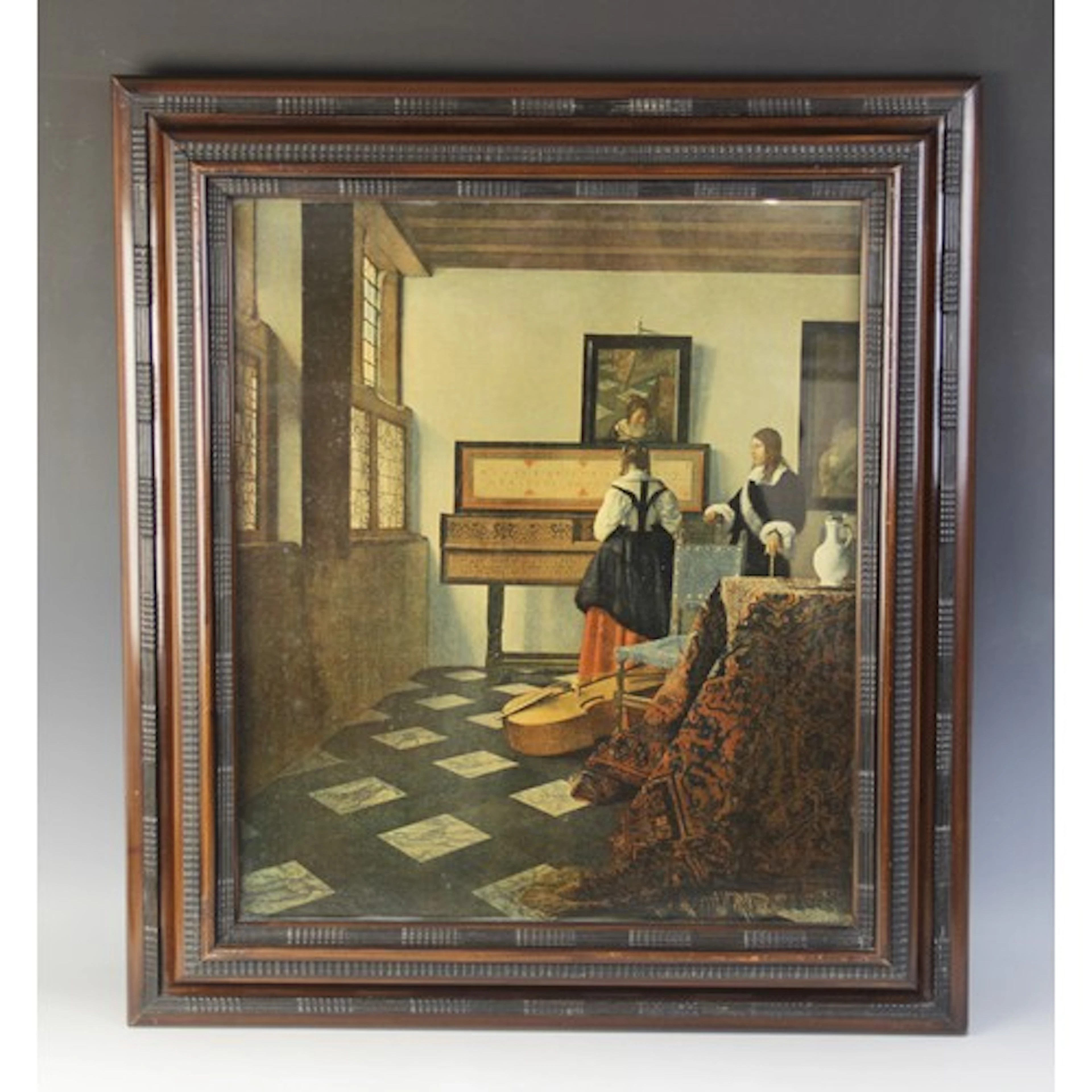 A Dutch style ripple moulded frame, early 20th century, the ...