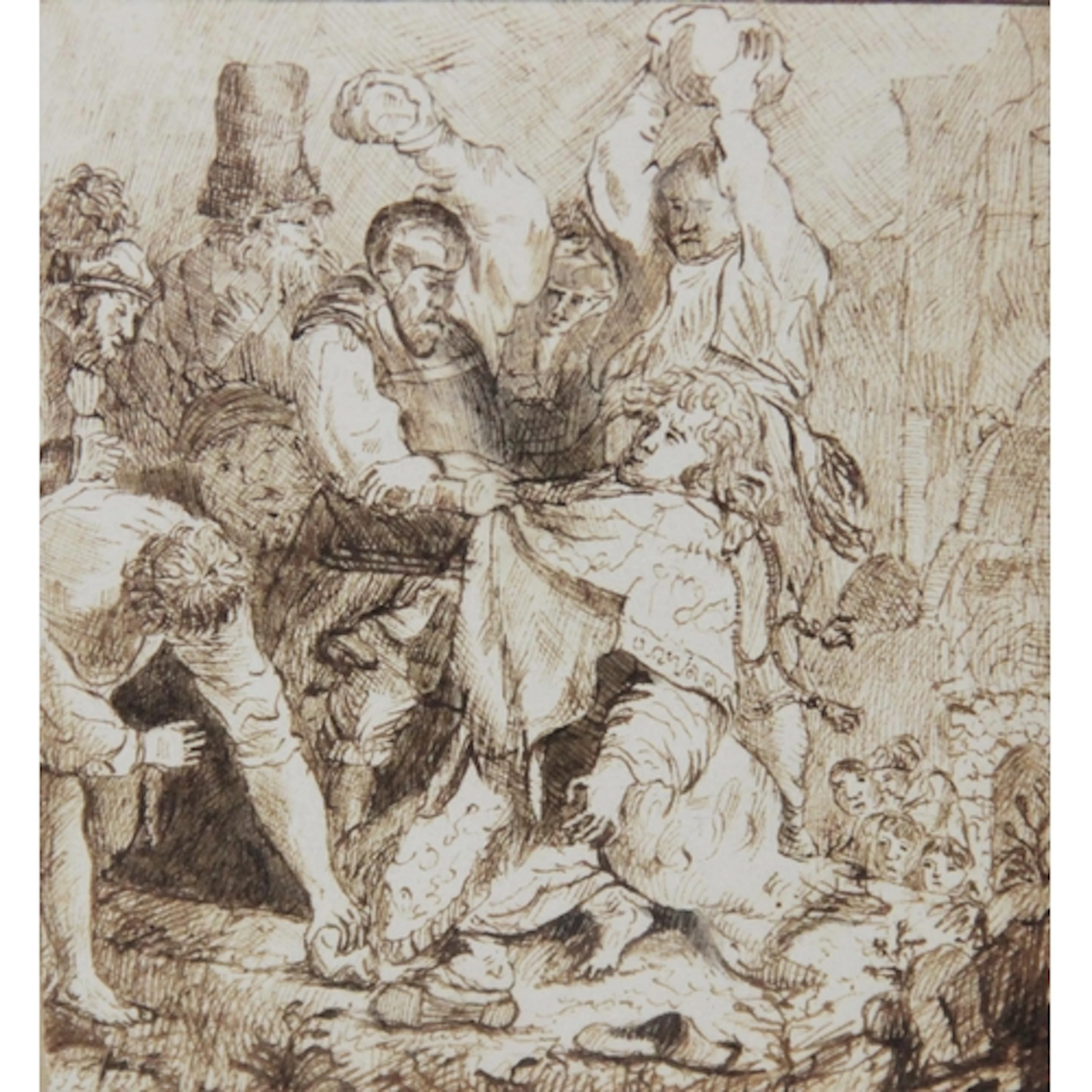 After Rembrandt van Rijn (Dutch, 1606-1669), 'The Stoning O...