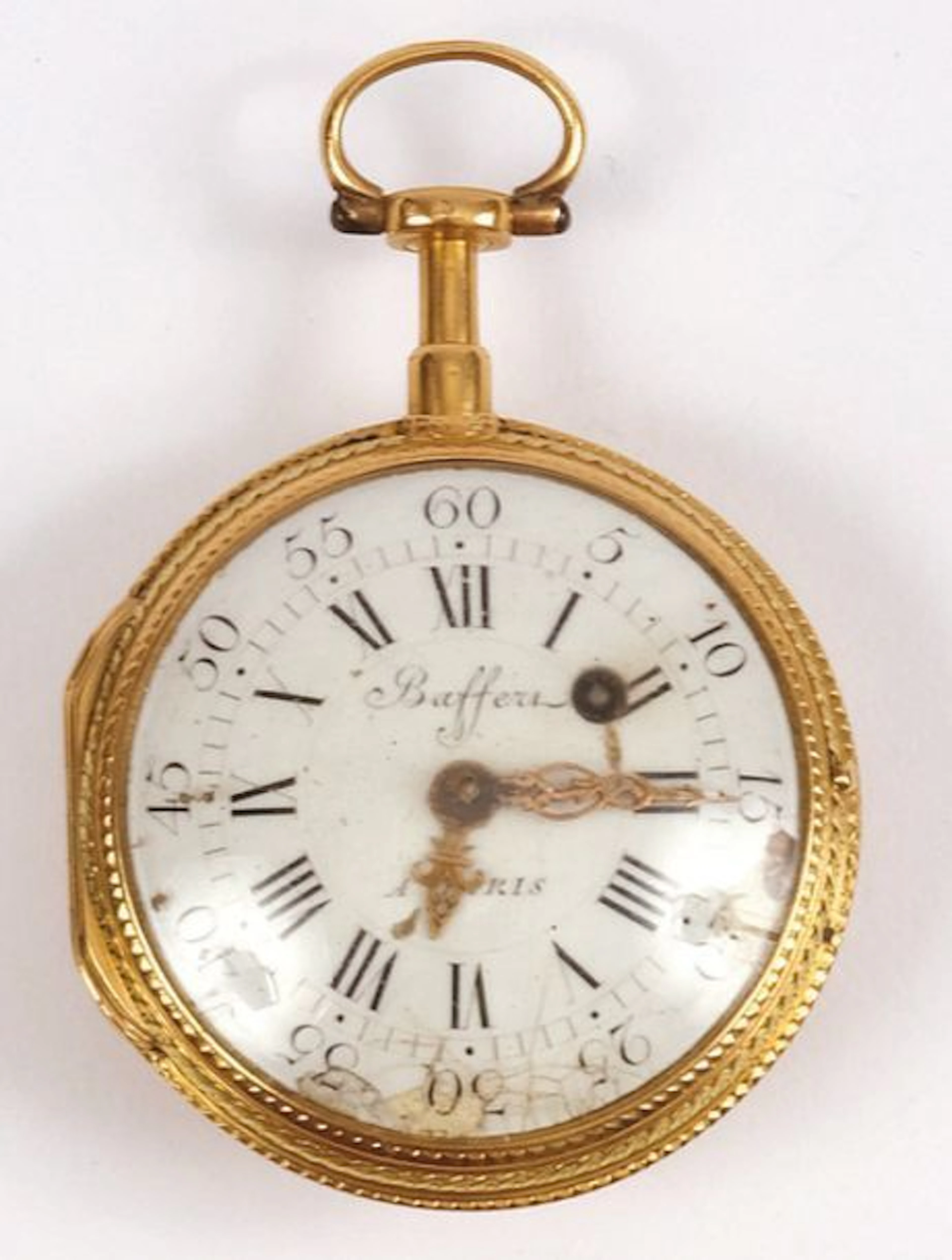 MONTRE de gousset en or deux tons, le revers... - Lot 152 - Brissonneau