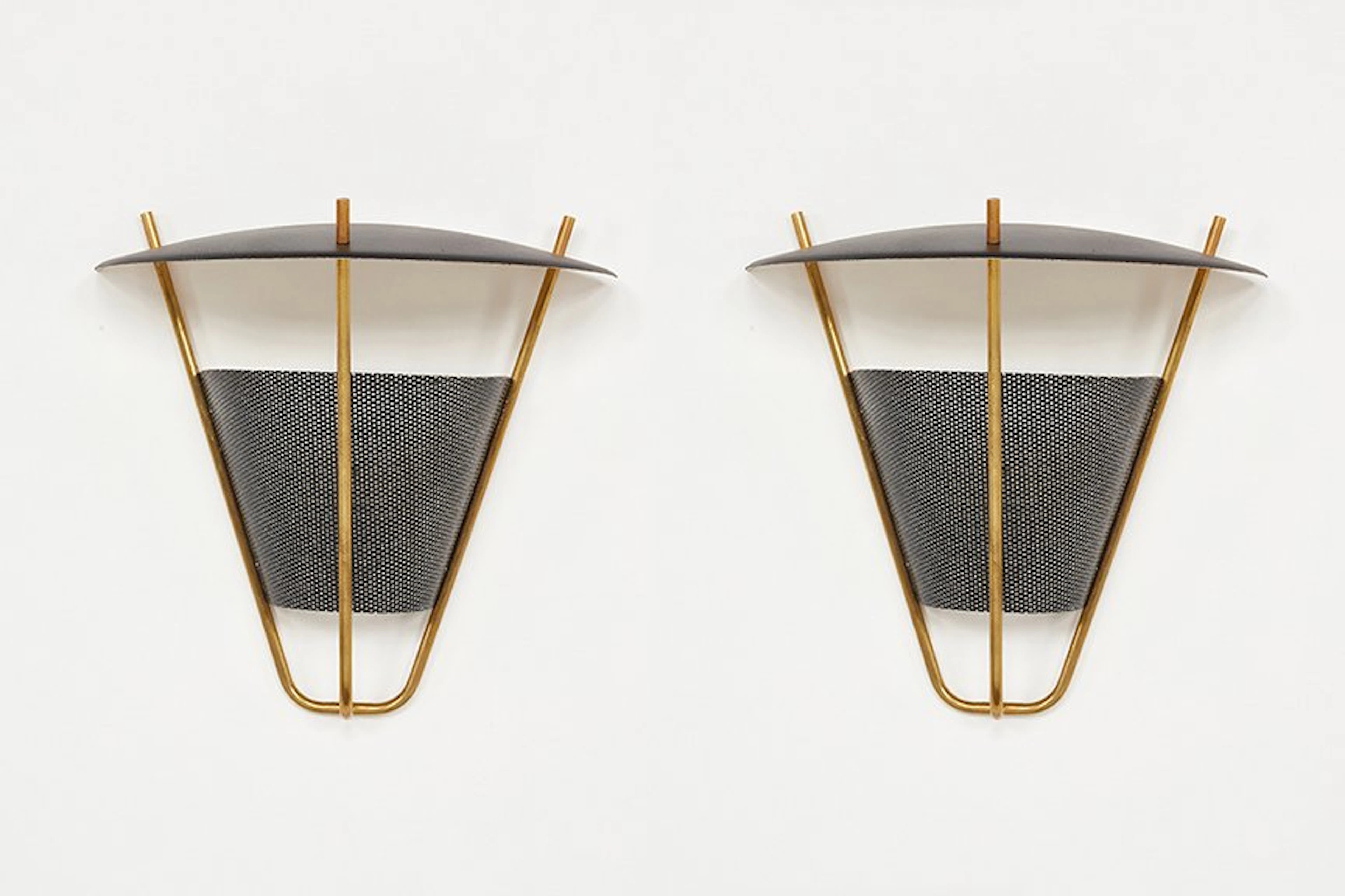 Pair of sconces, 1950s