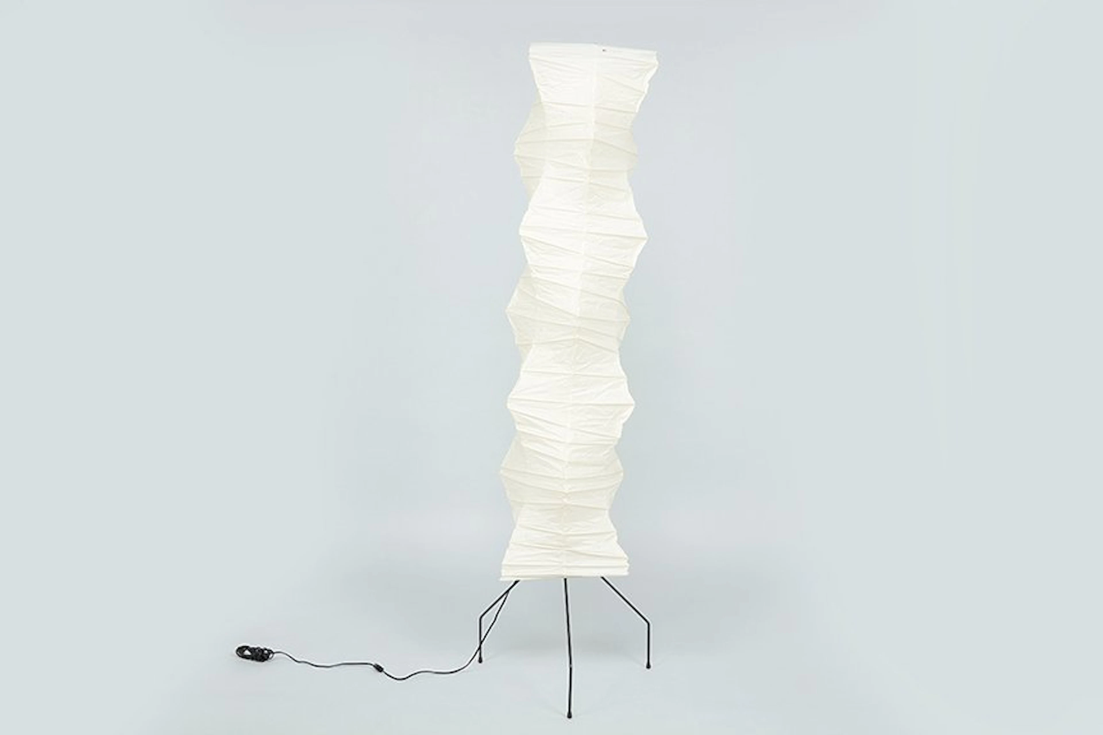 Akari floor light sculpture, model no. UF4-33N, 1980s