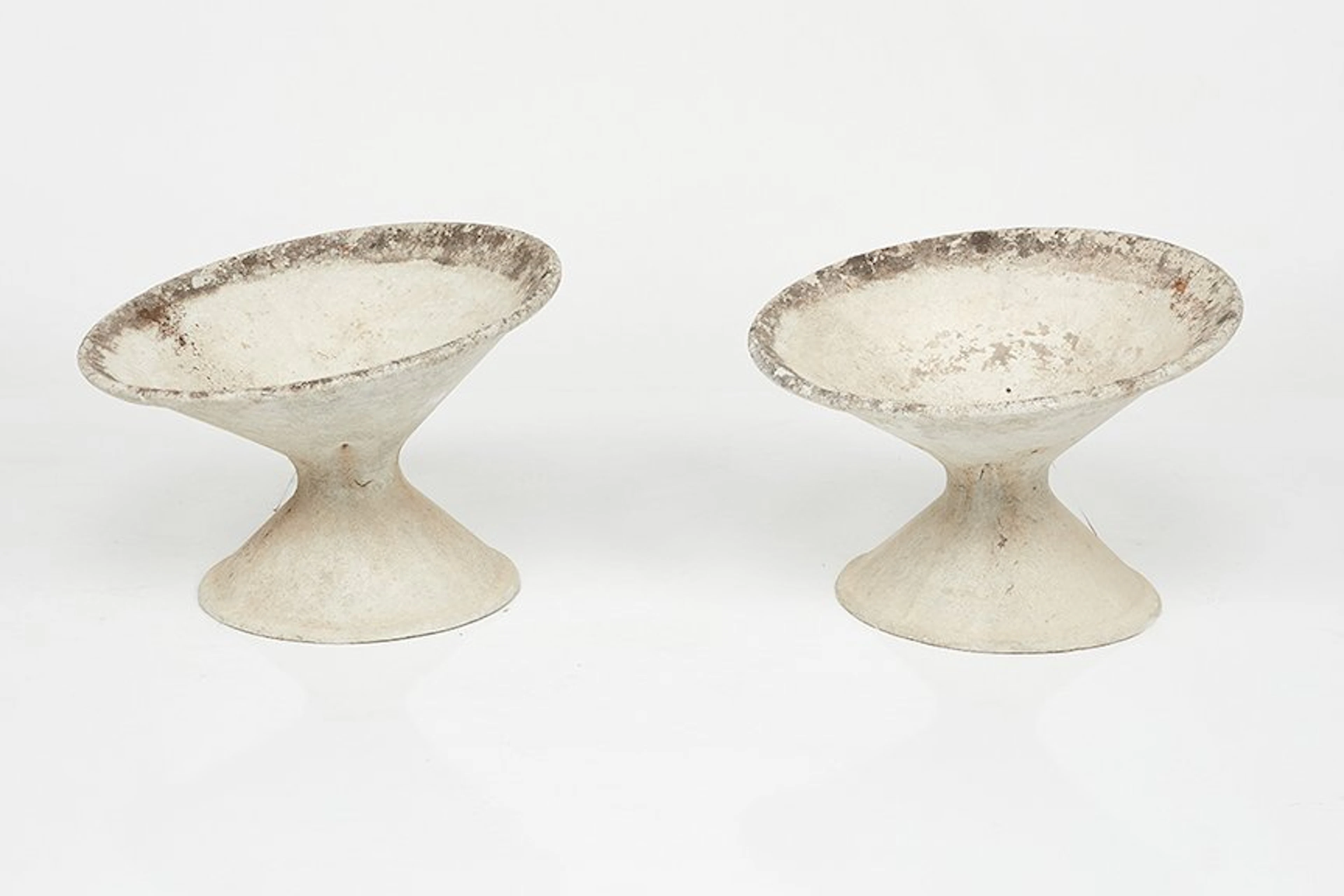 Pair of 'Off-Kilter' planters, 1960s