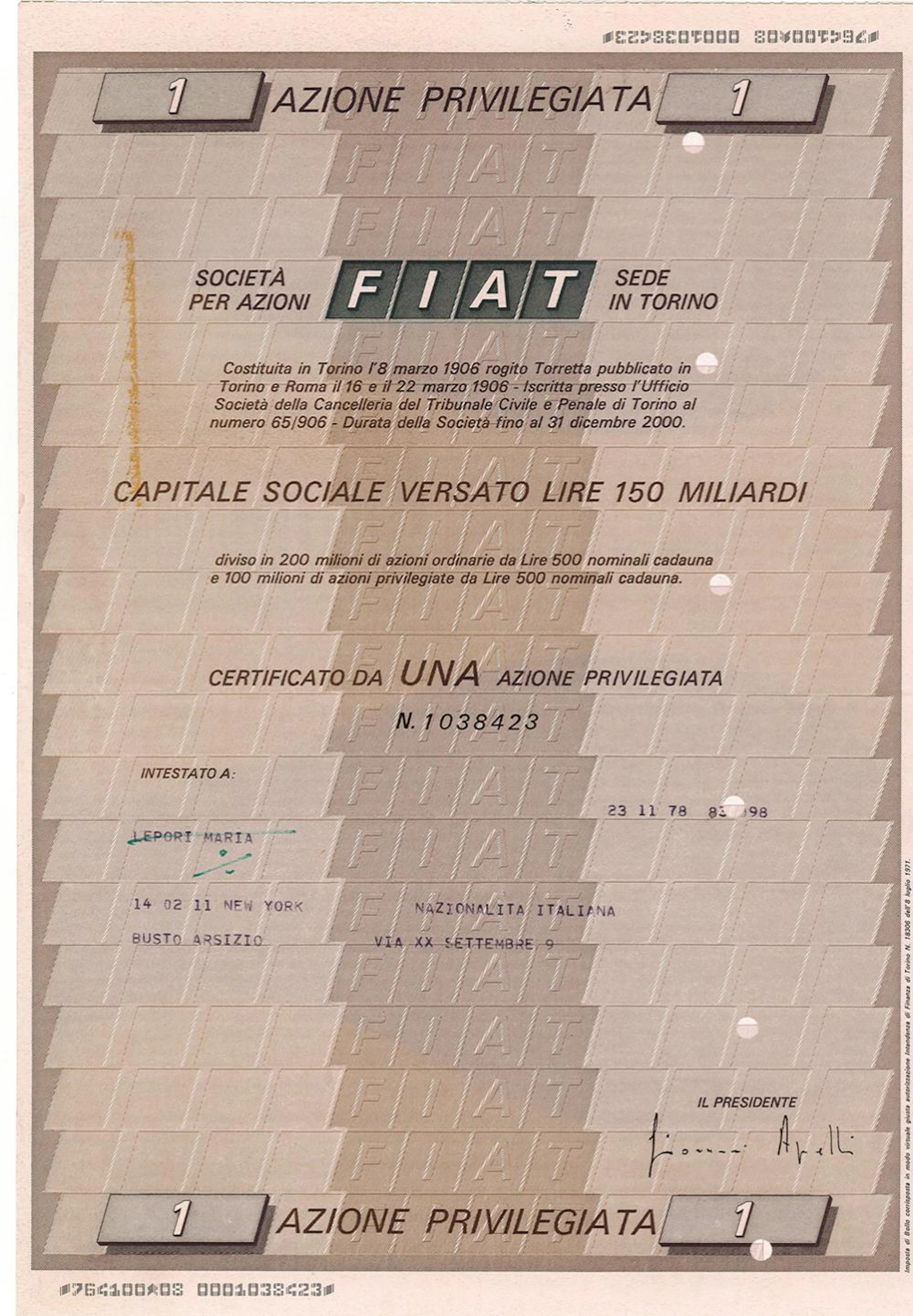 Fiat SpA