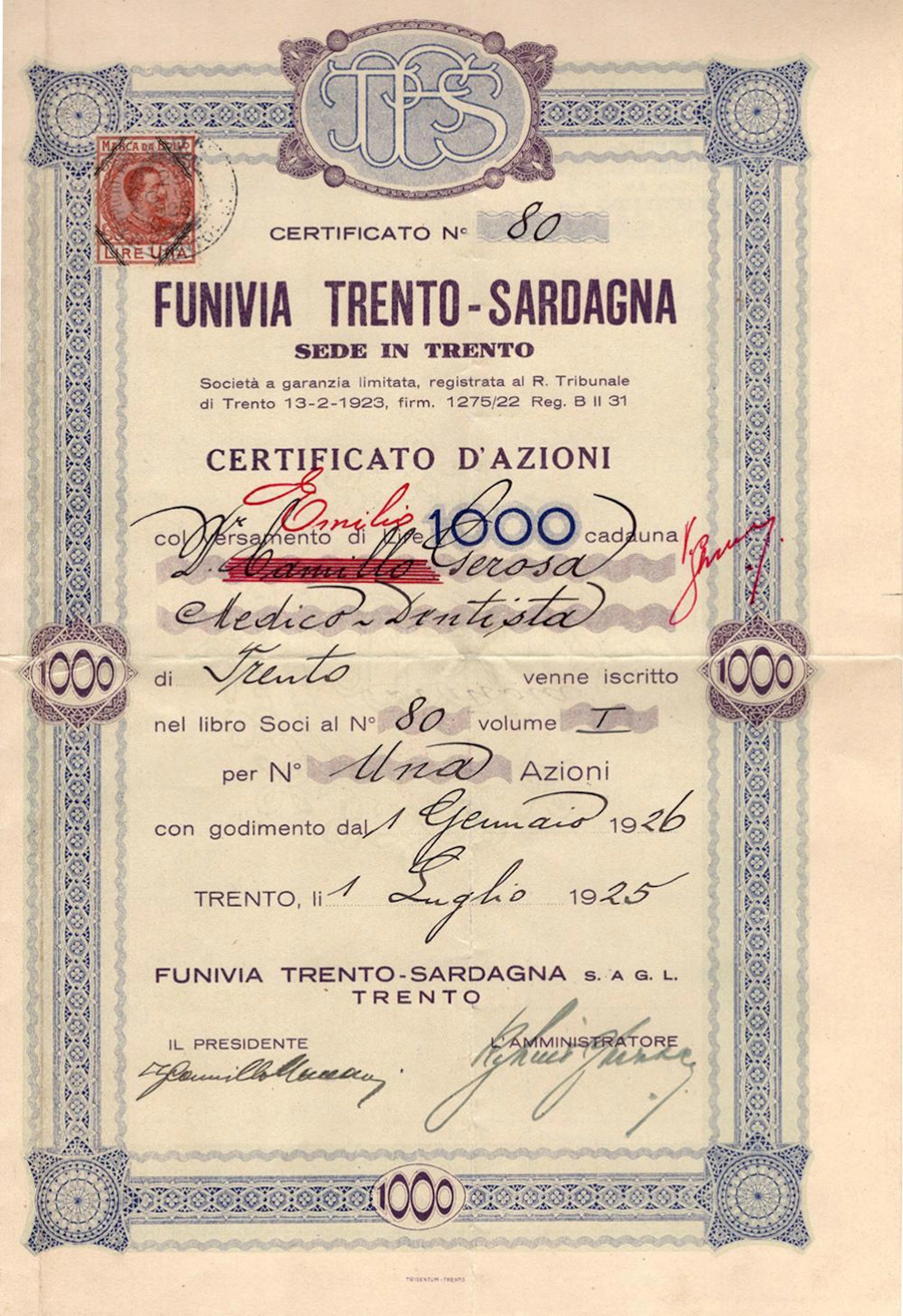 Funivia Trento-Sardagna