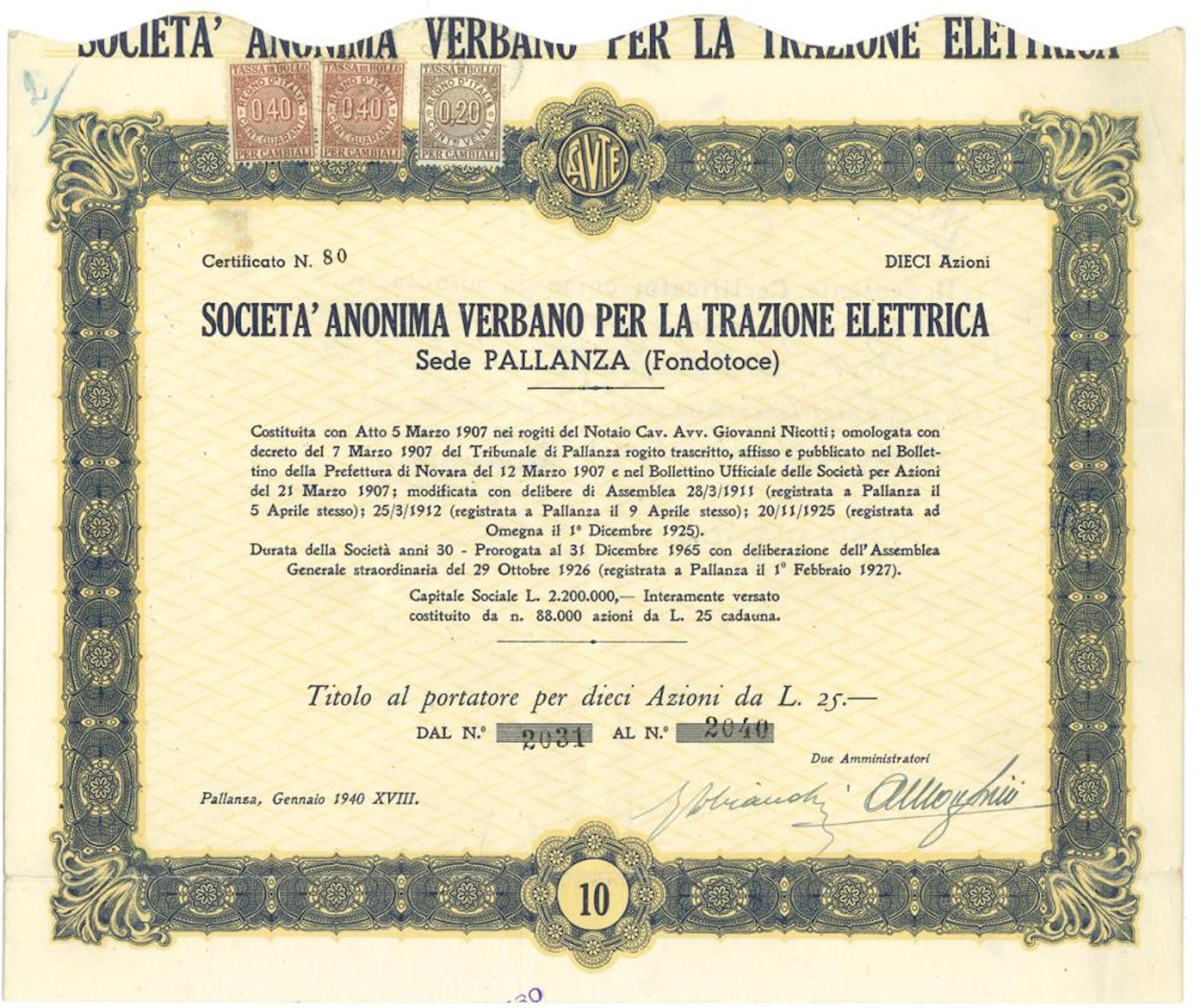 Società Anonima Verbano per la Trazione Elettrica - SAVTE