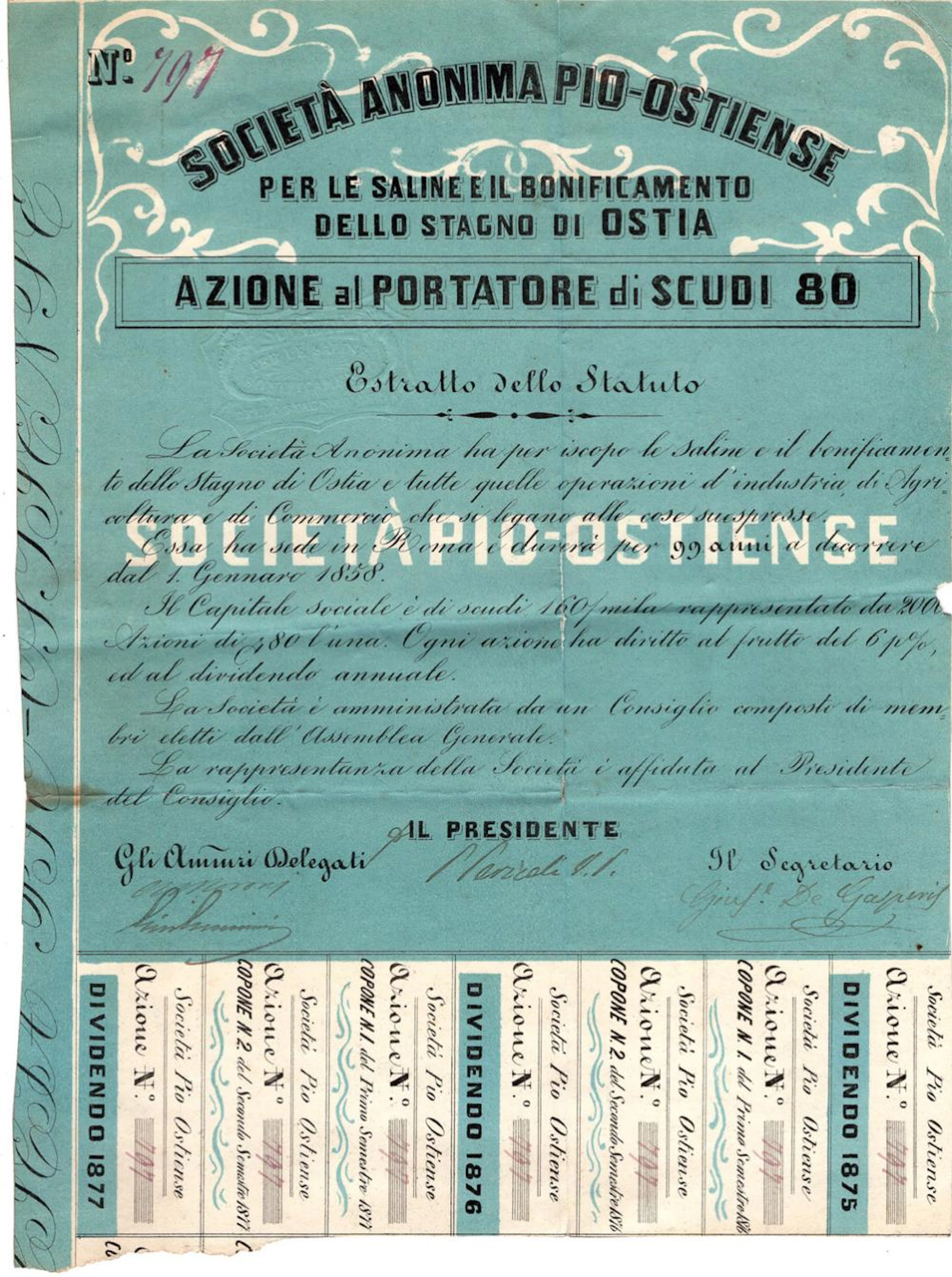 Società Anonima Pio-Ostiense per le Saline e il...