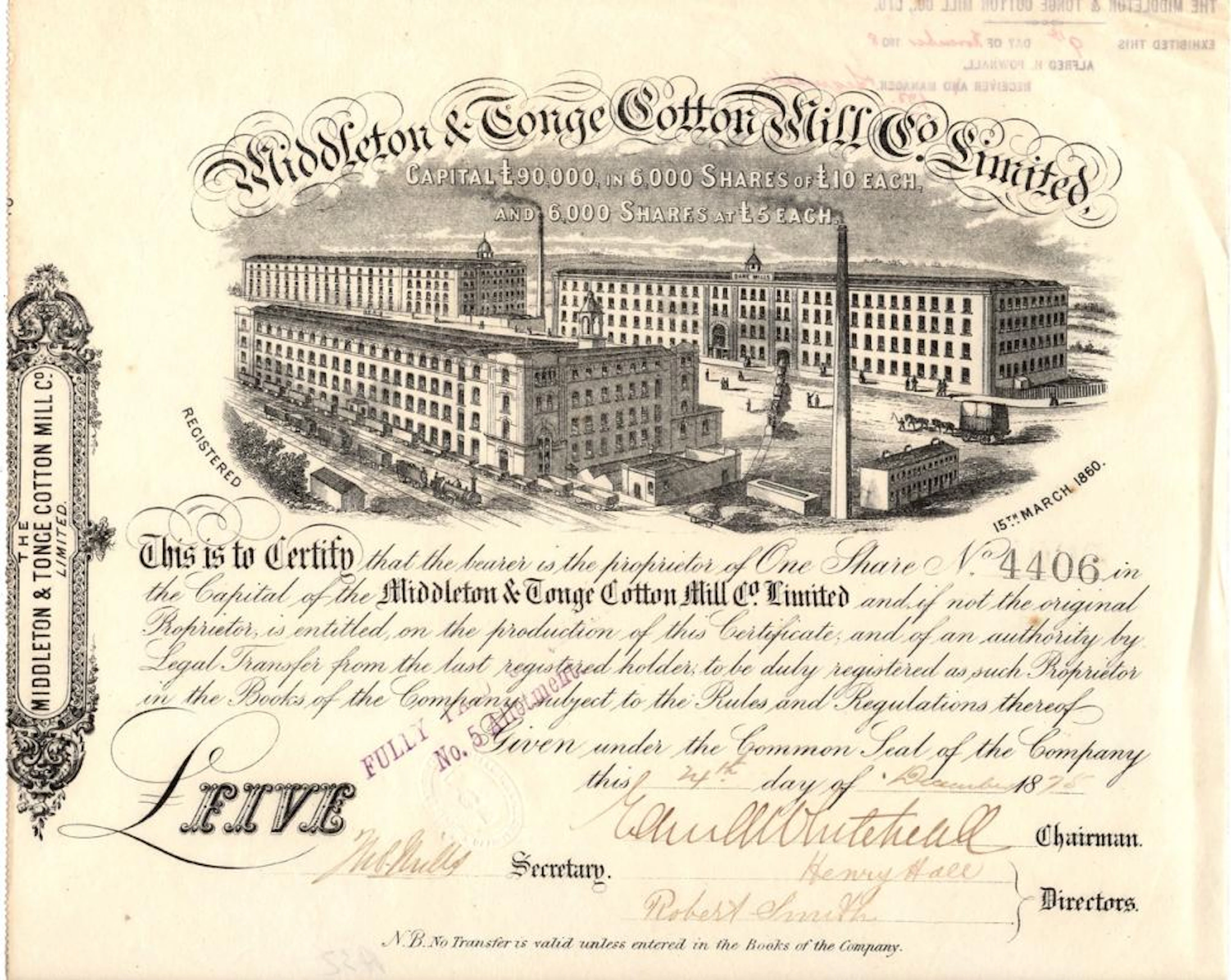 Middleton & Tonge Cotton Mill Co. Limited