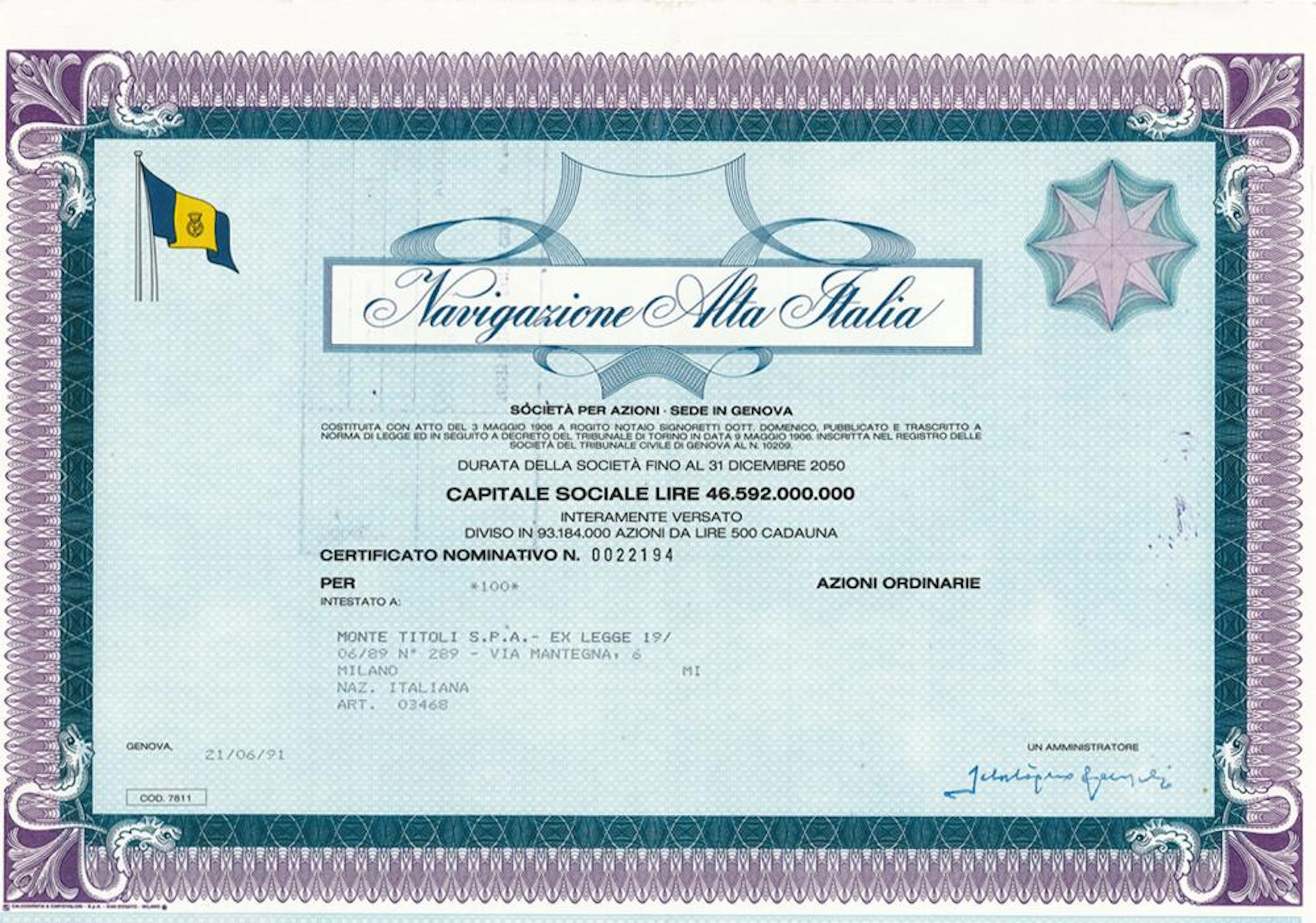 avigazione Alta Italia - NAI