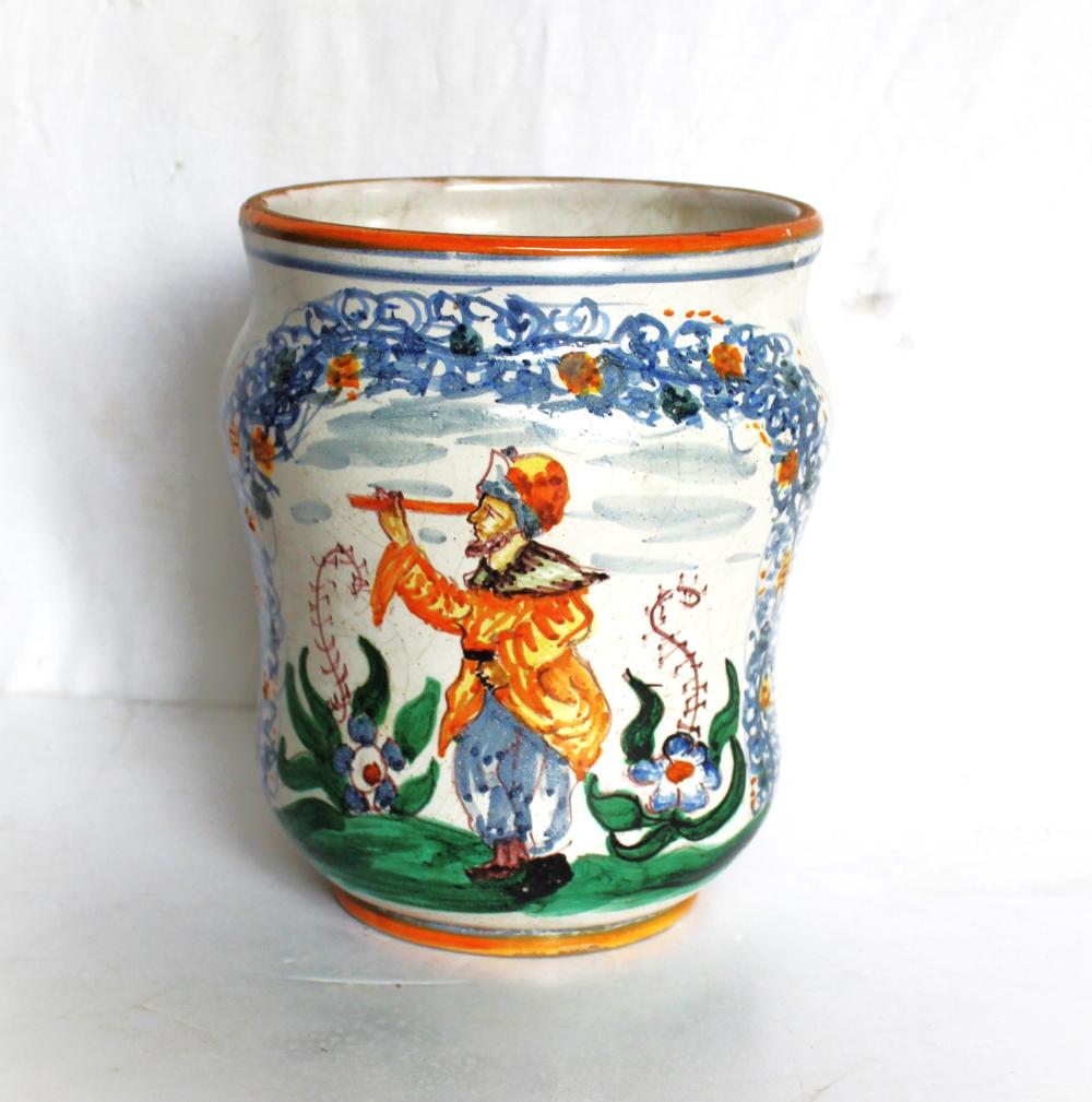 Castelli majolica vase