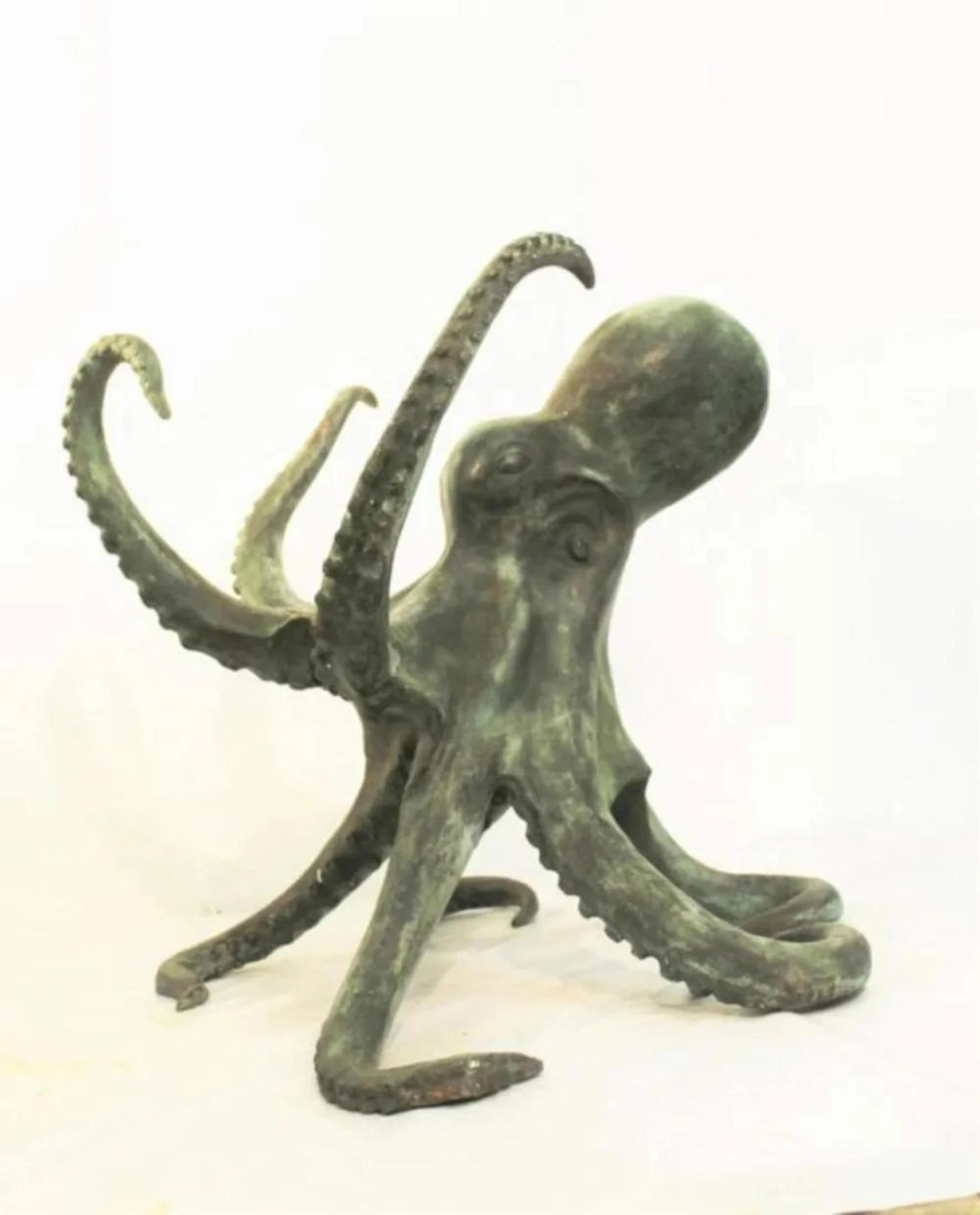 Bronze Octopus Sculpture