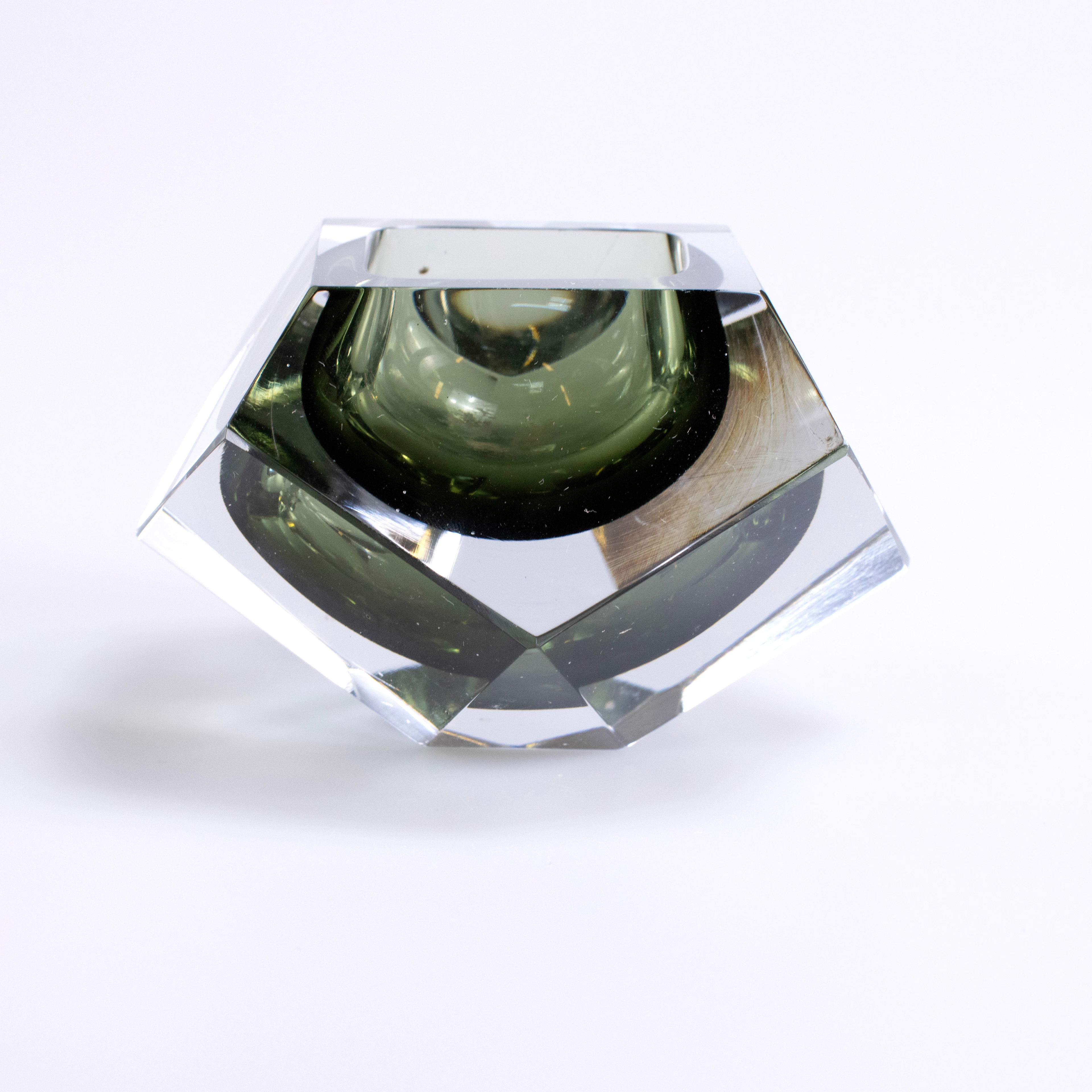 Skål, glas, Murano, Ø 13 cm