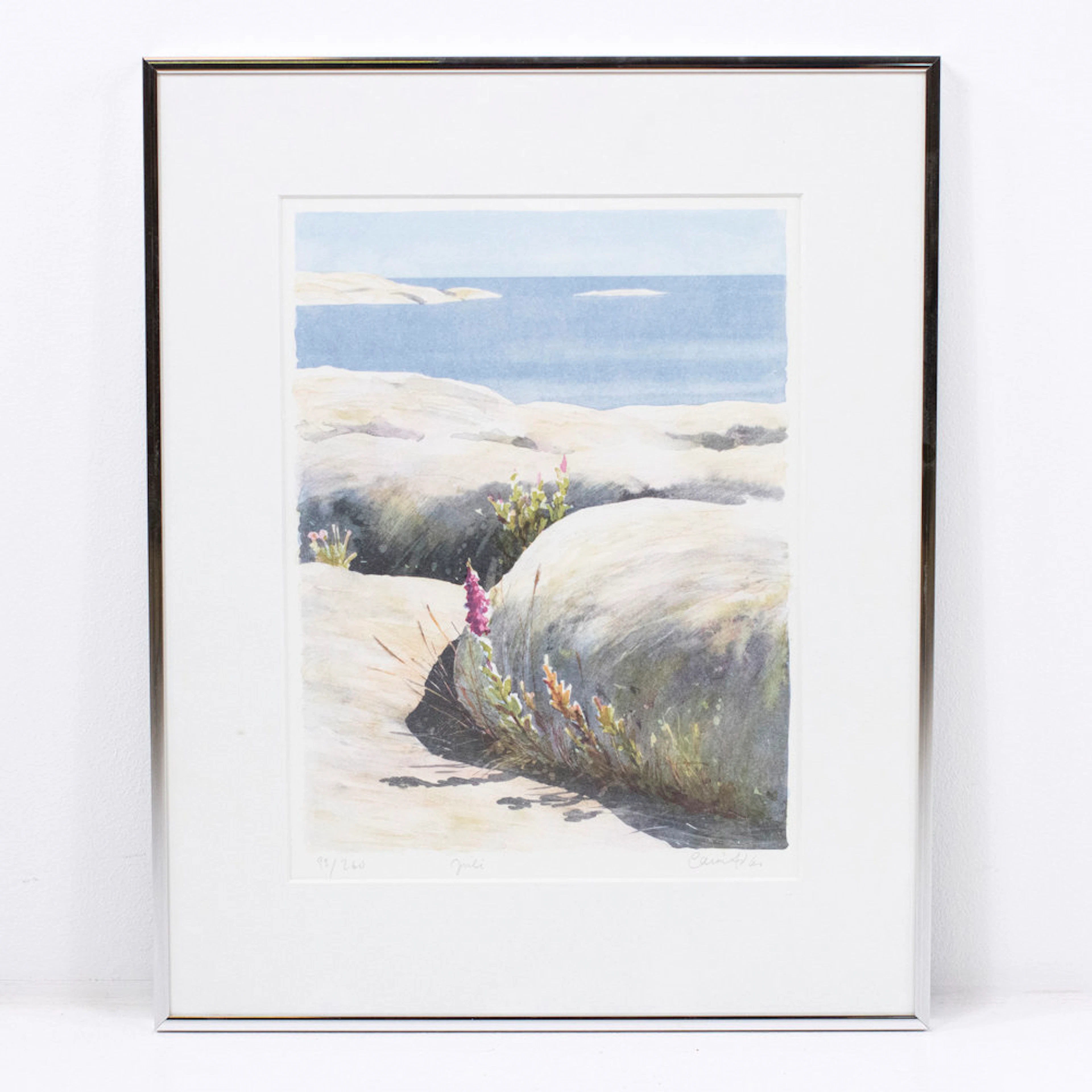 Carin Adler, litografi, 93/260, signerad, 36,5x46 cm