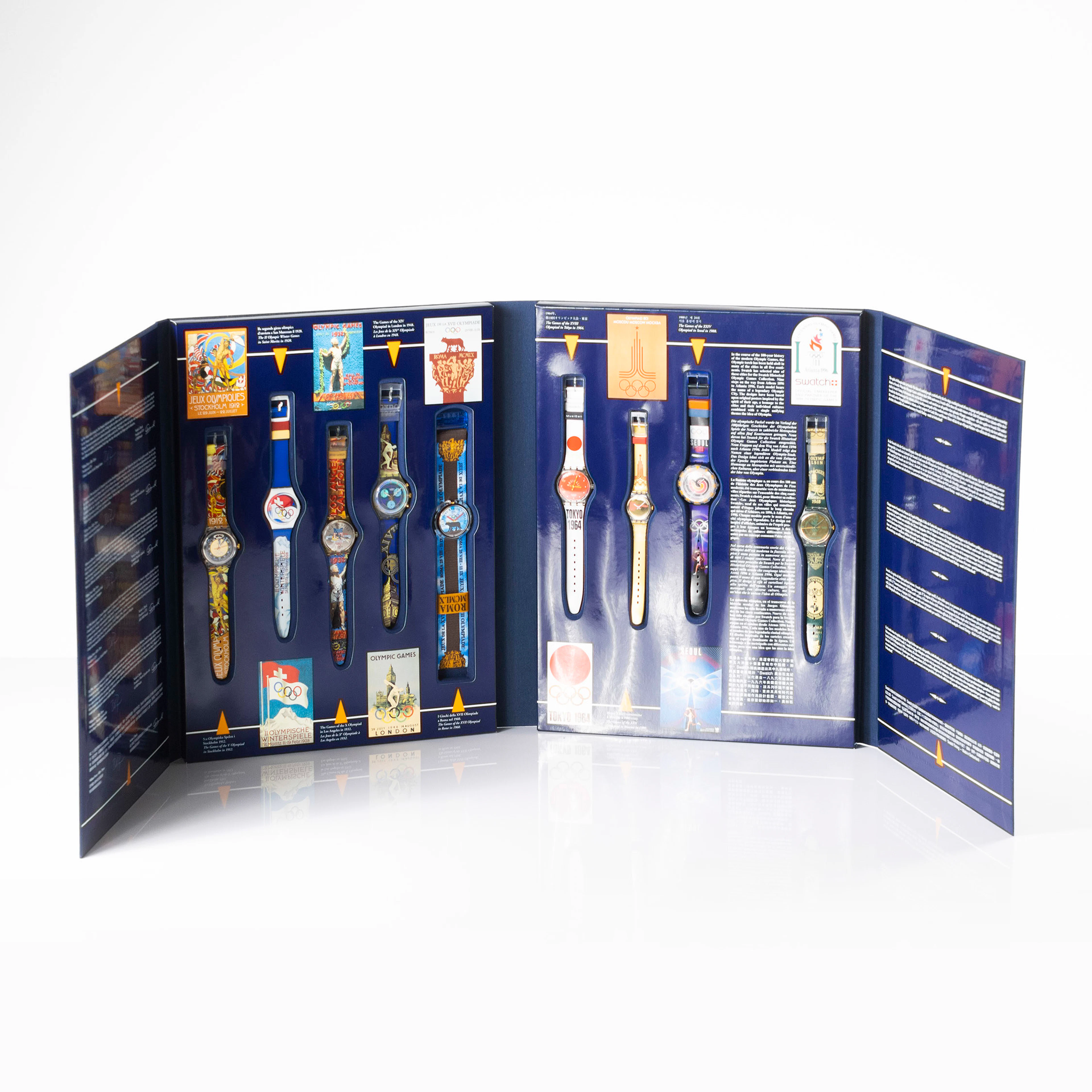 Swatch, 9 st, "Swatch Historical Olympic Games Collection", 468/9999, 1994