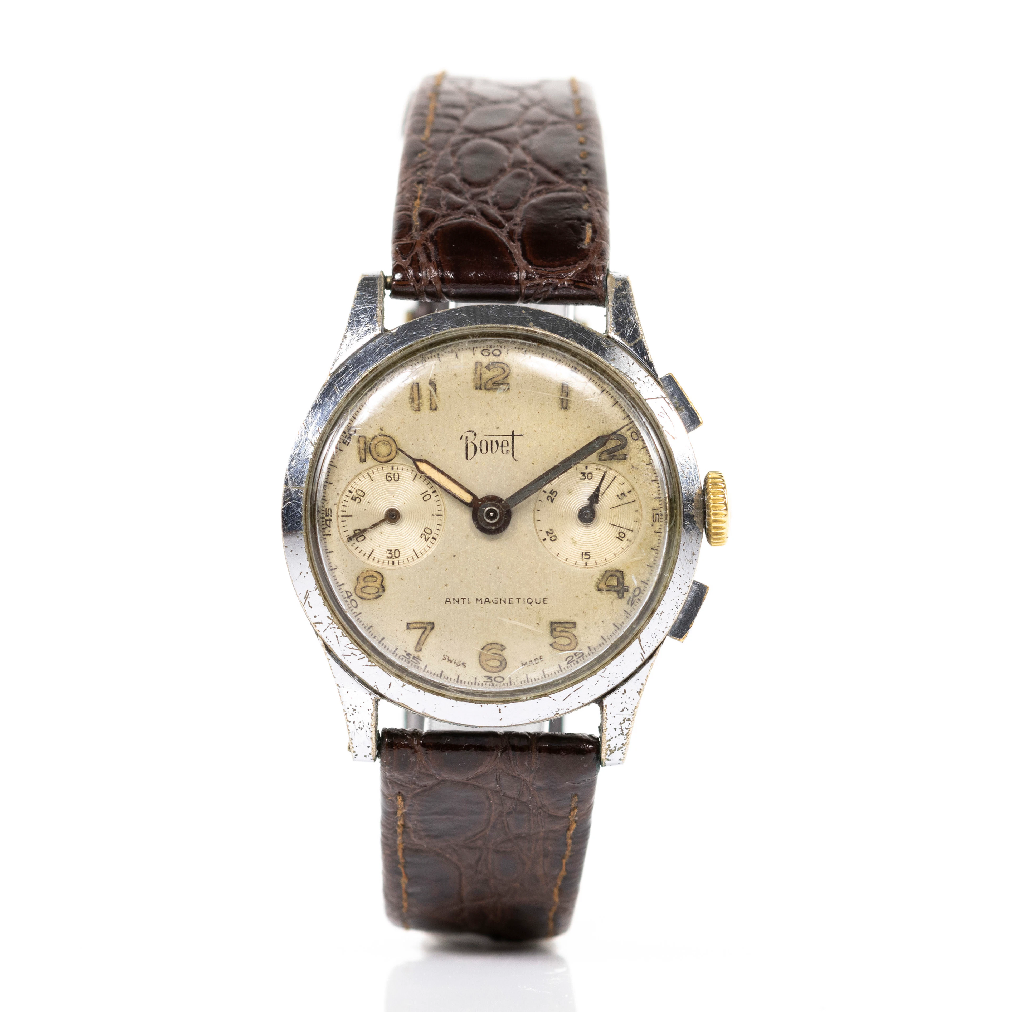 Bovet, kronograf, 34 mm, 40-tal