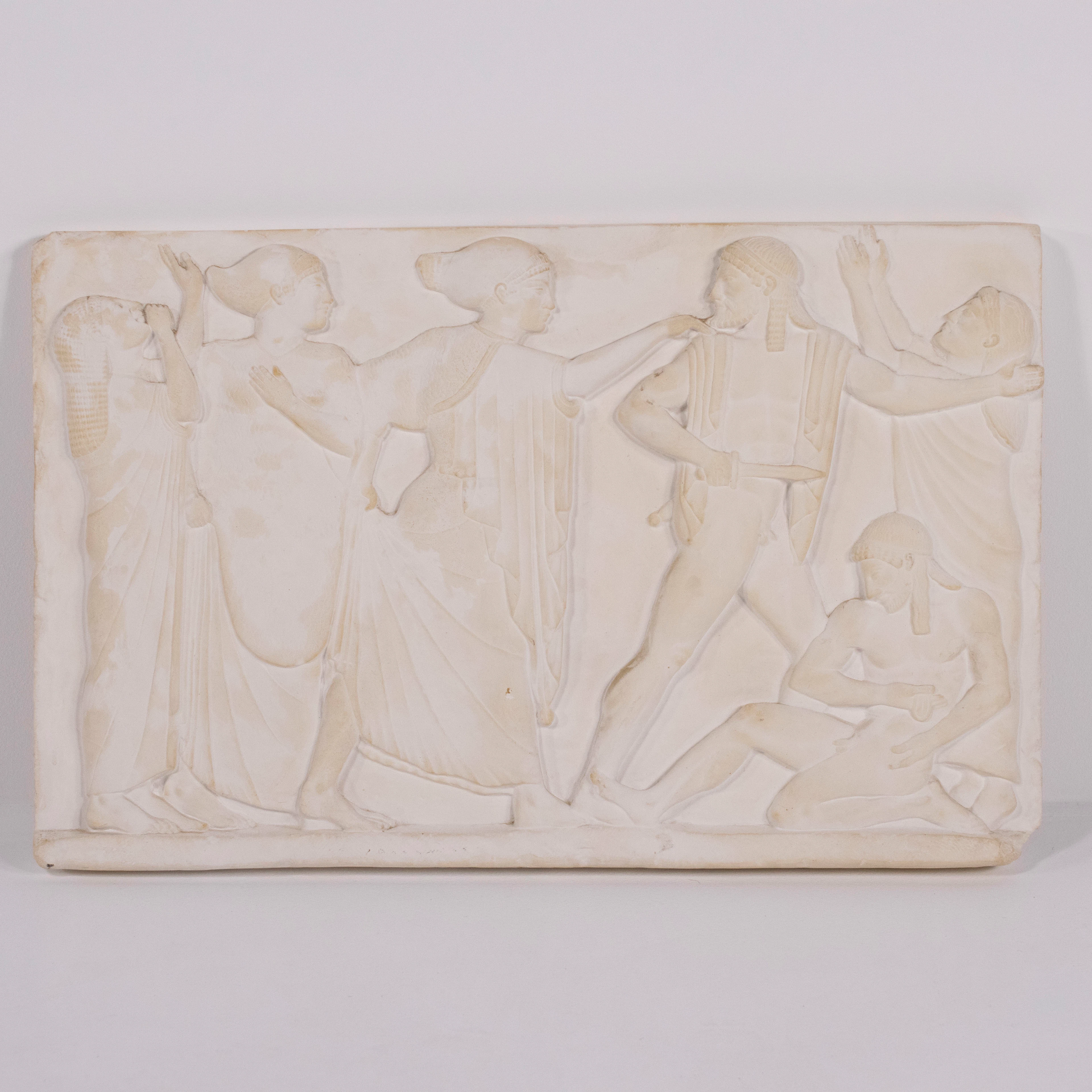 Väggrelief, gips, Carlsberg Glyptotek